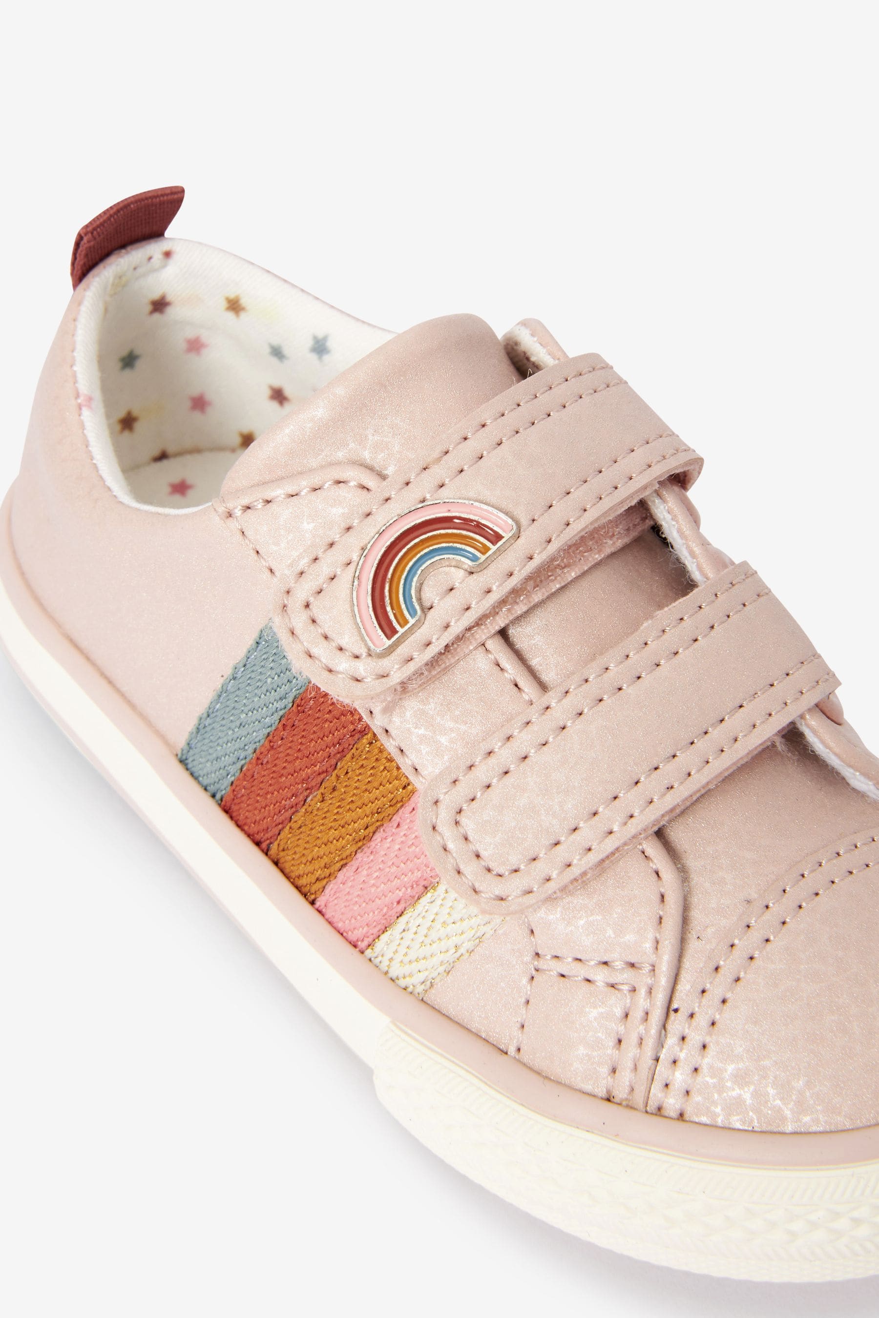 Muted Pink Rainbow Trainers