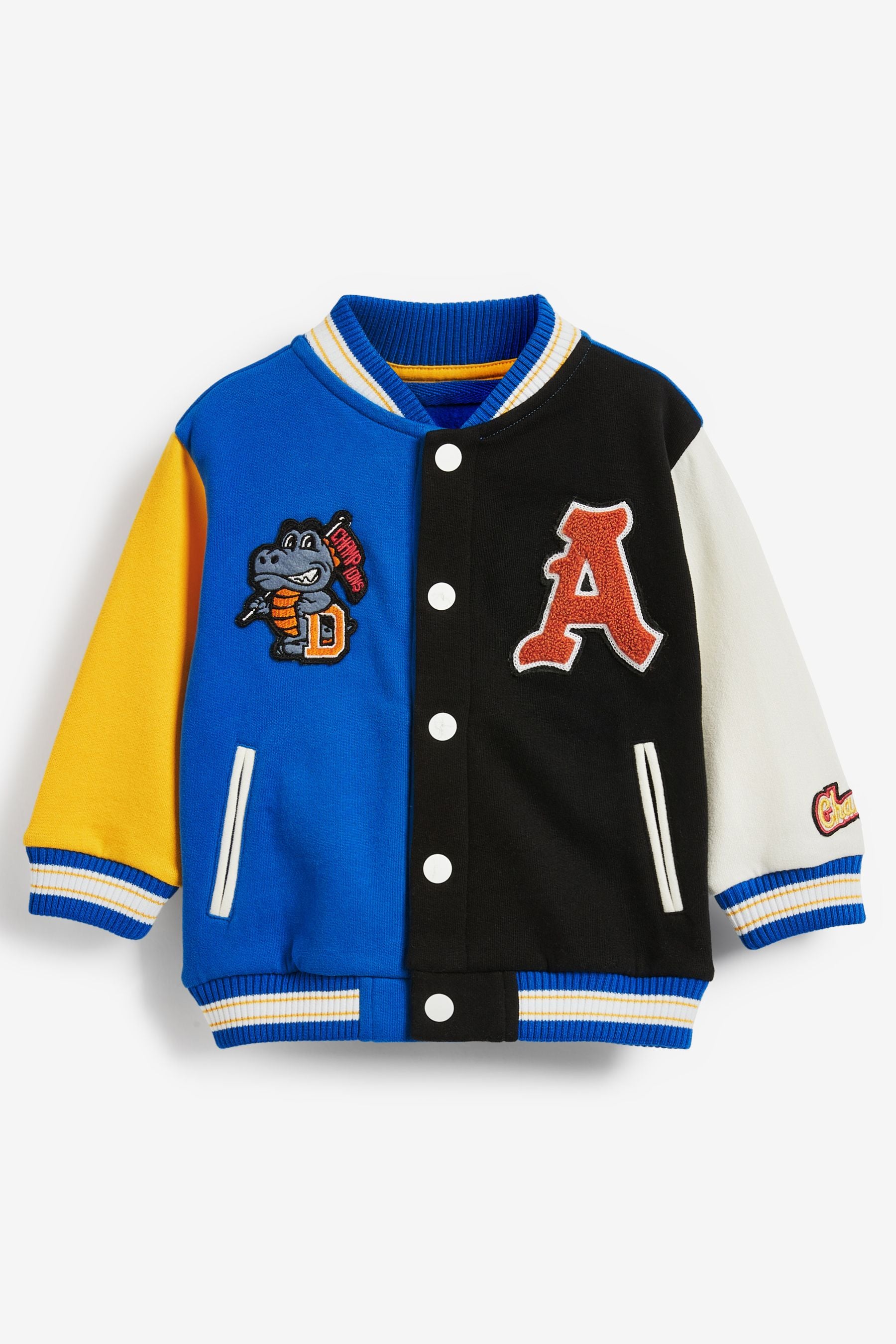 Multicoloured Letterman Jacket (3mths-7yrs)