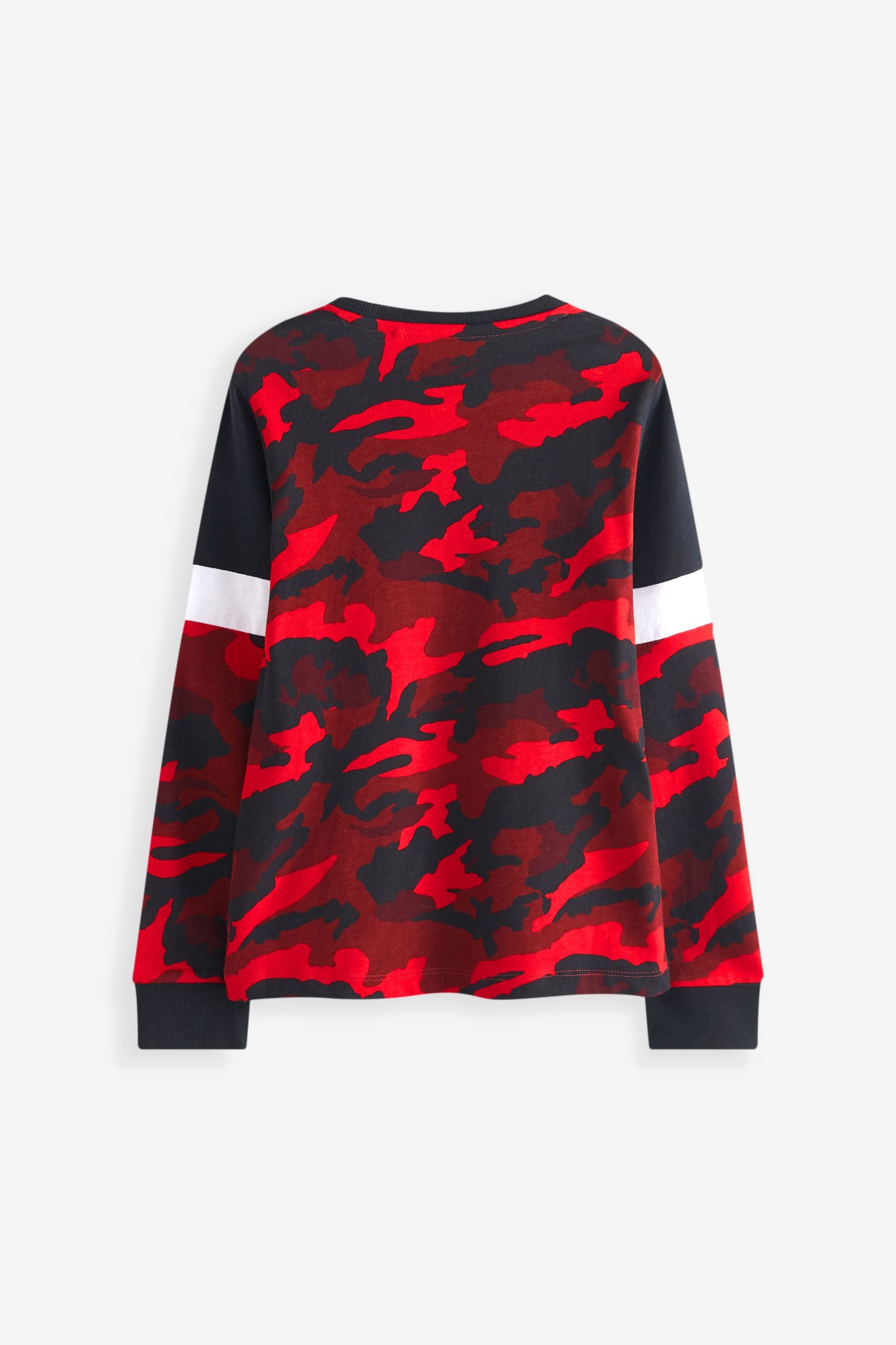 Red/Black Camouflage Pyjamas (6-12yrs)