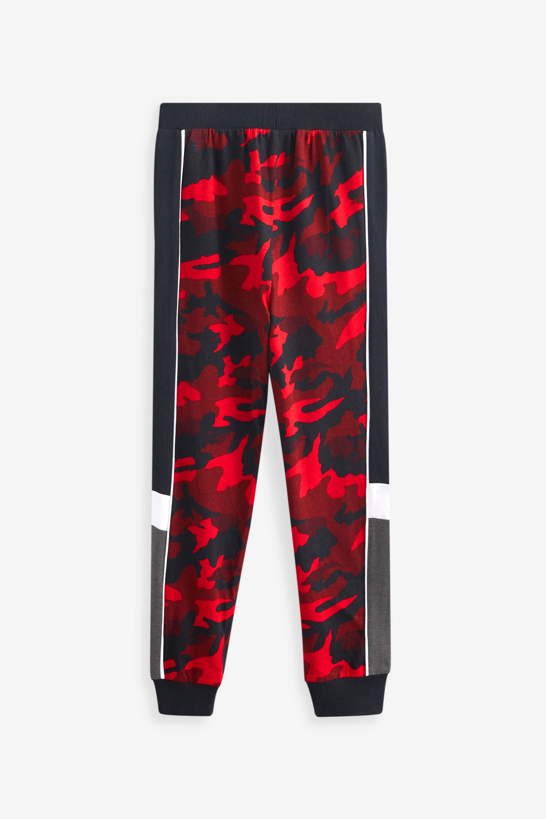 Red/Black Camouflage Pyjamas (6-12yrs)