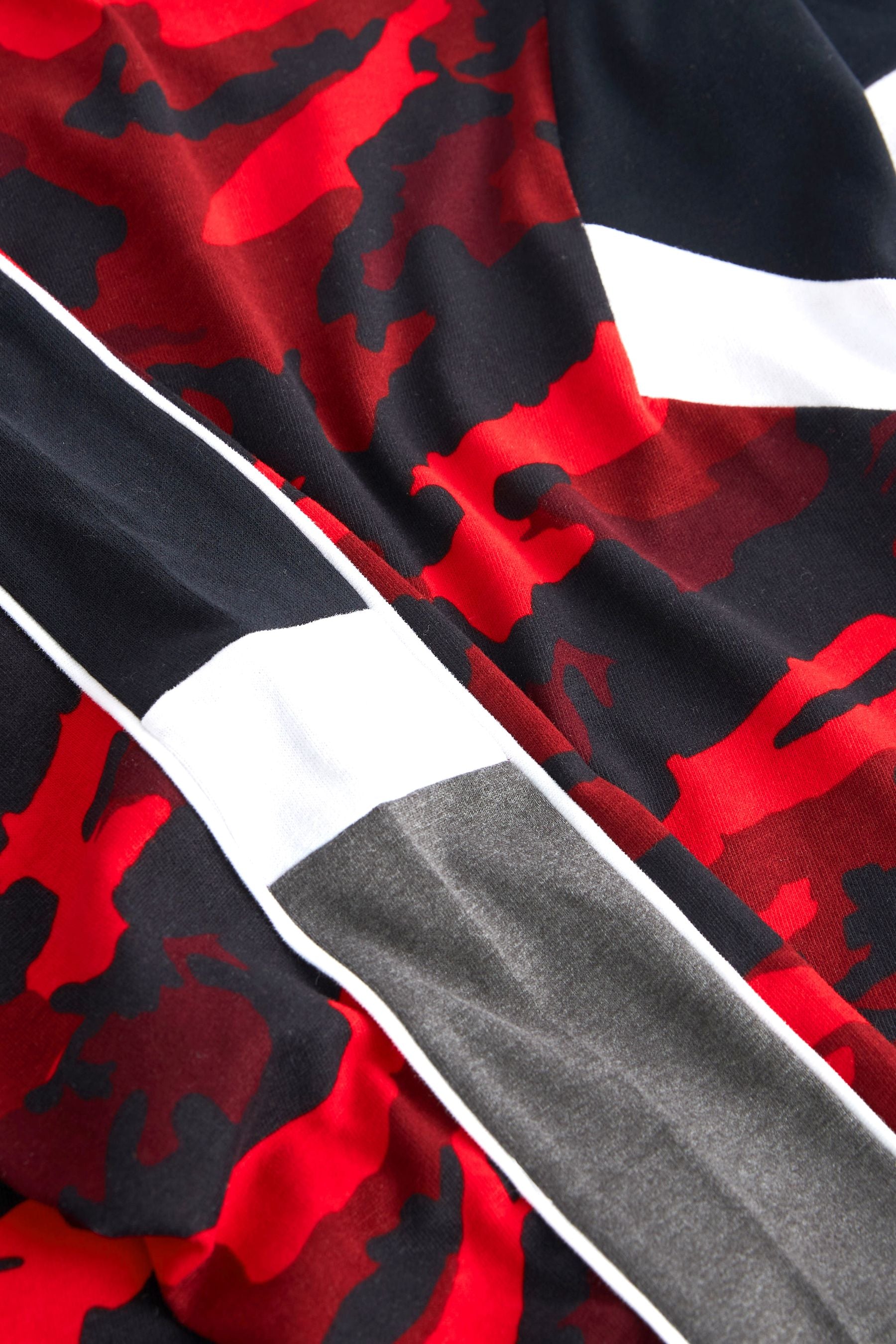 Red/Black Camouflage Pyjamas (6-12yrs)