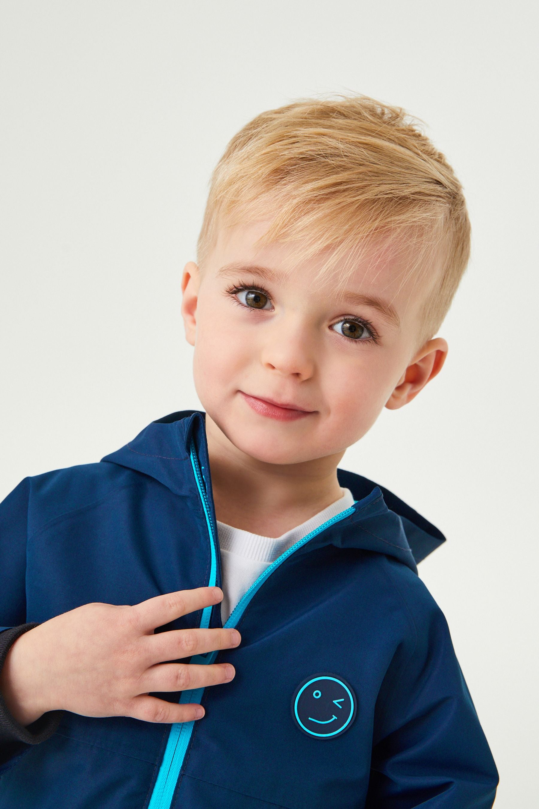 Navy Blue Lightweight Waterproof Jacket (3mths-7yrs)