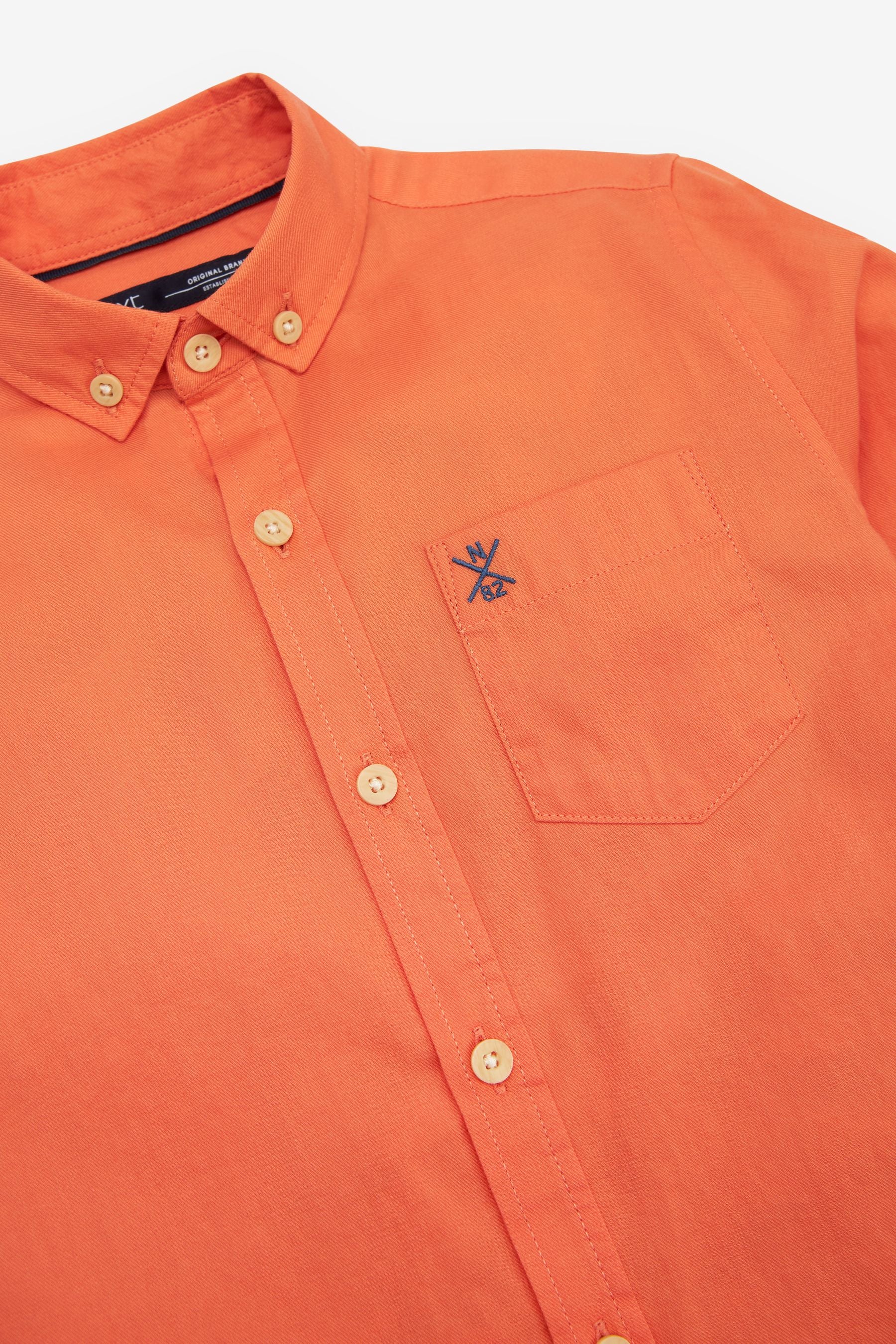 Orange Long Sleeve Twill Shirt (3-16yrs)