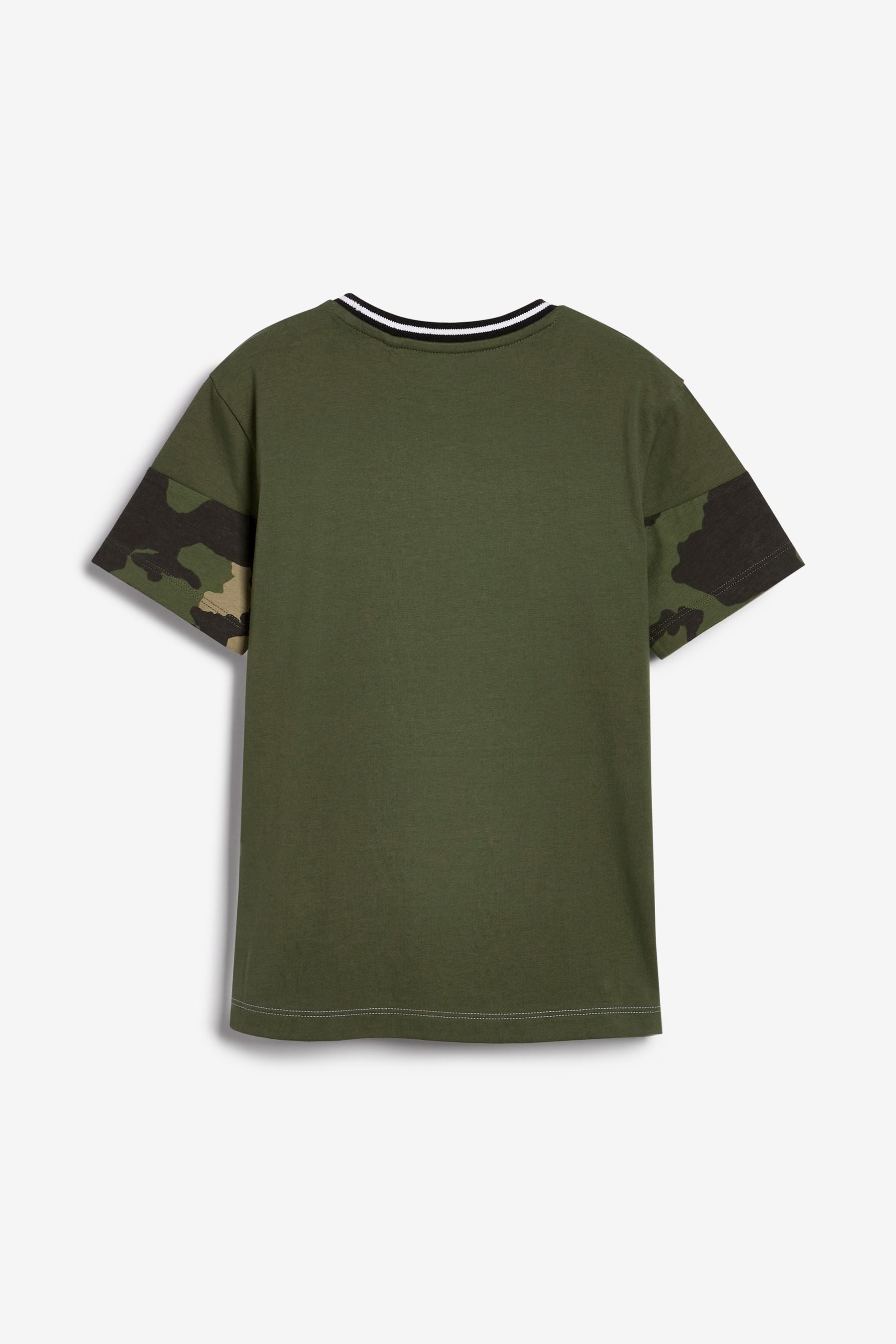 Camouflage Colourblock Jogger And T-Shirt Set (3-16yrs)