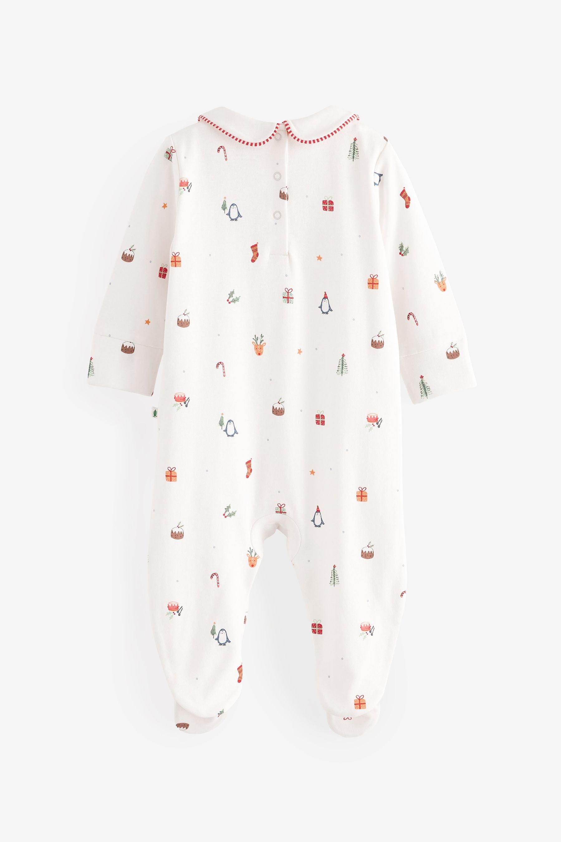 My first christmas Baby Christmas Single Sleepsuit (0-3yrs)