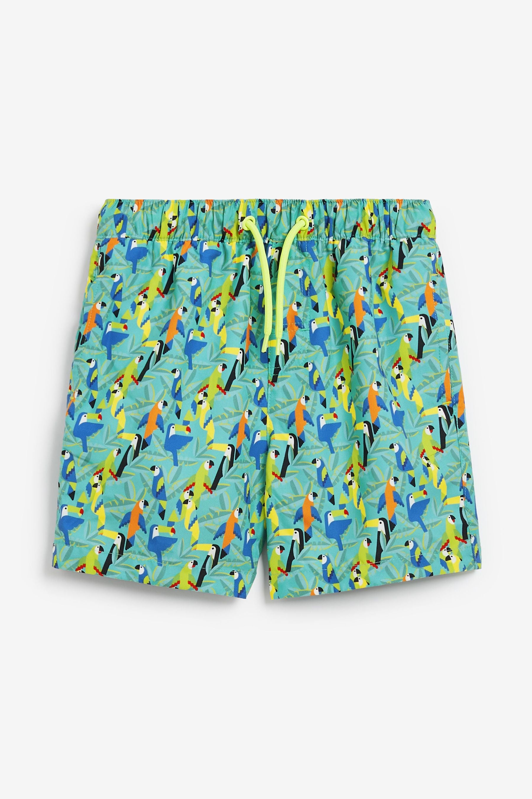 Blue Parrot Swim Shorts (1.5-16yrs)