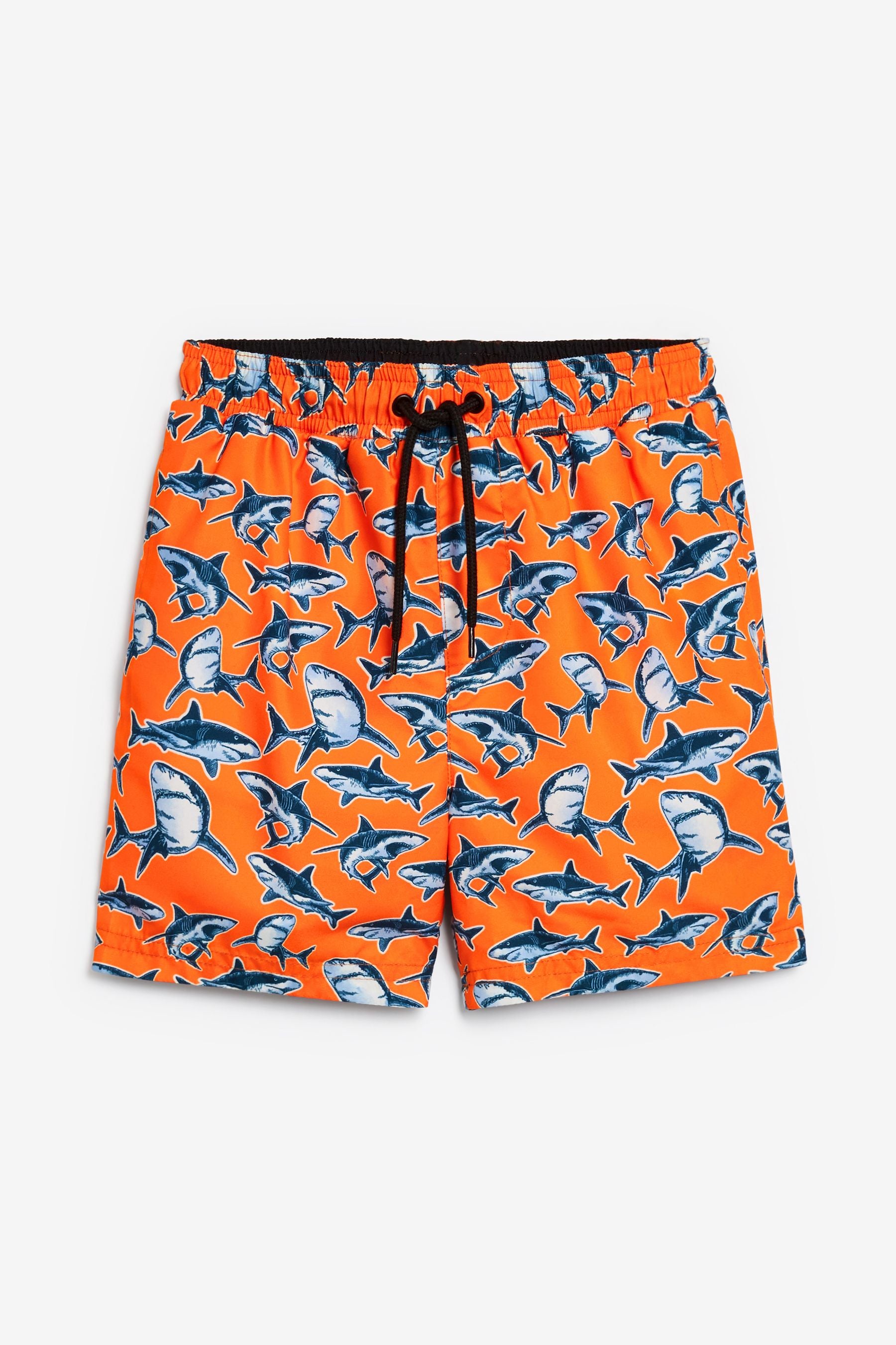 Orange Shark Swim Shorts (3-16yrs)