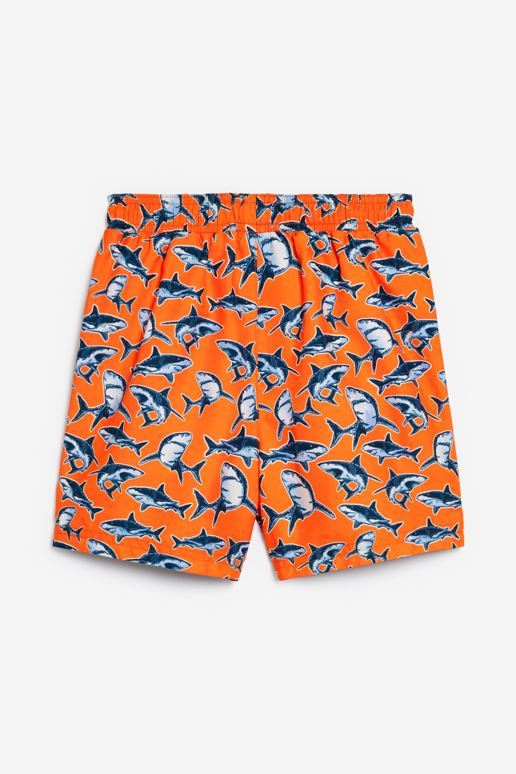 Orange Shark Swim Shorts (3-16yrs)