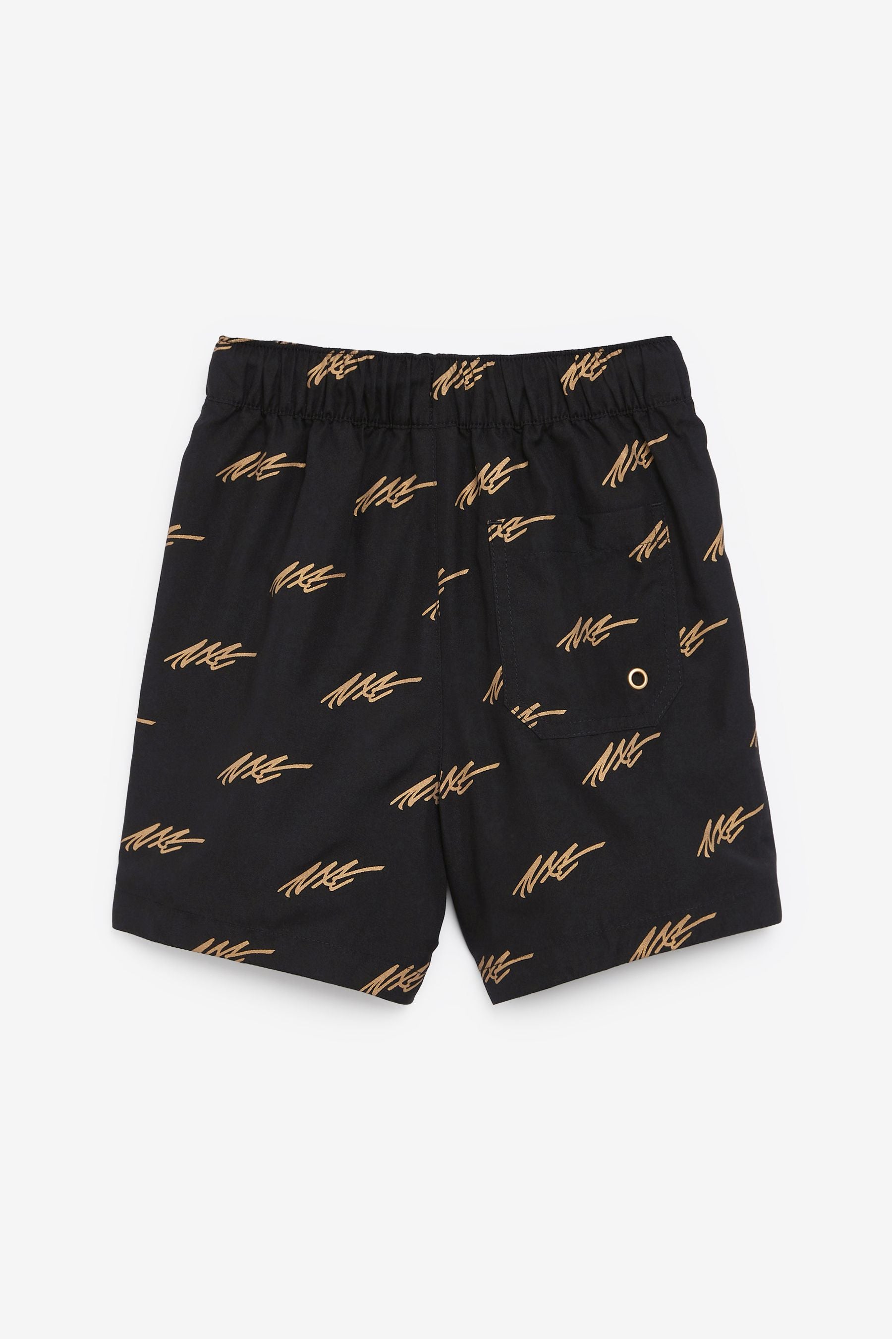 Black/Gold Swim Shorts (3-16yrs)