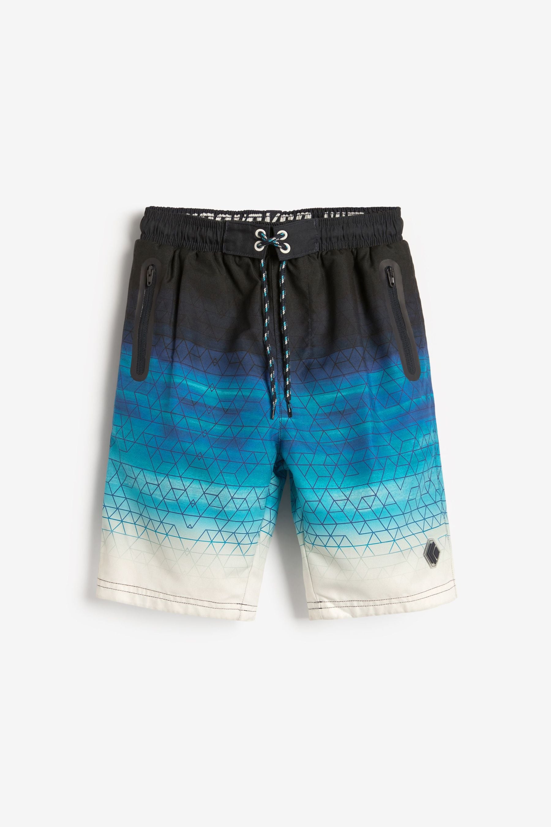 Blue Ombre Board Swim Shorts (3-16yrs)