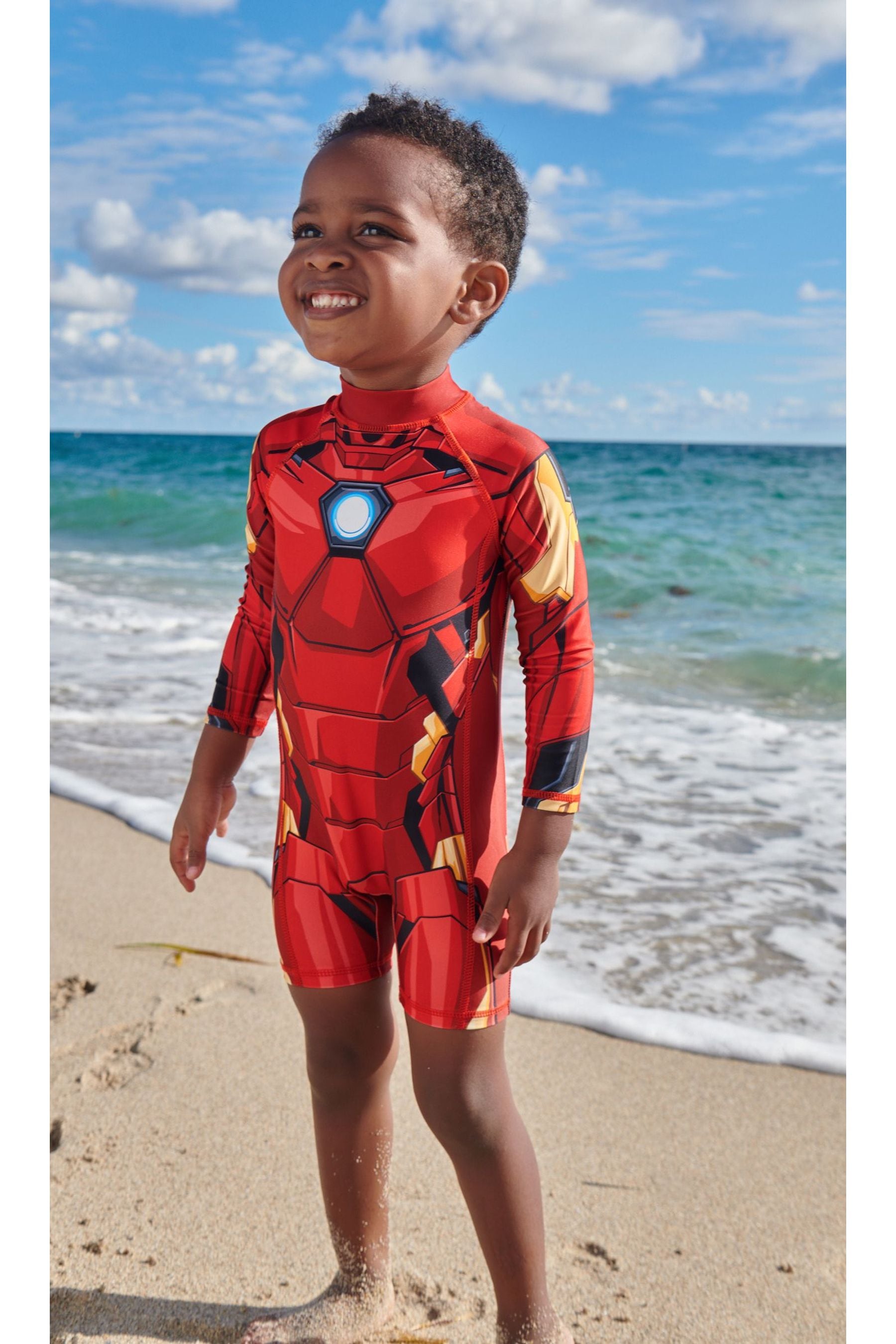 Iron Man Red Sunsafe Swimsuit (3mths-8yrs)