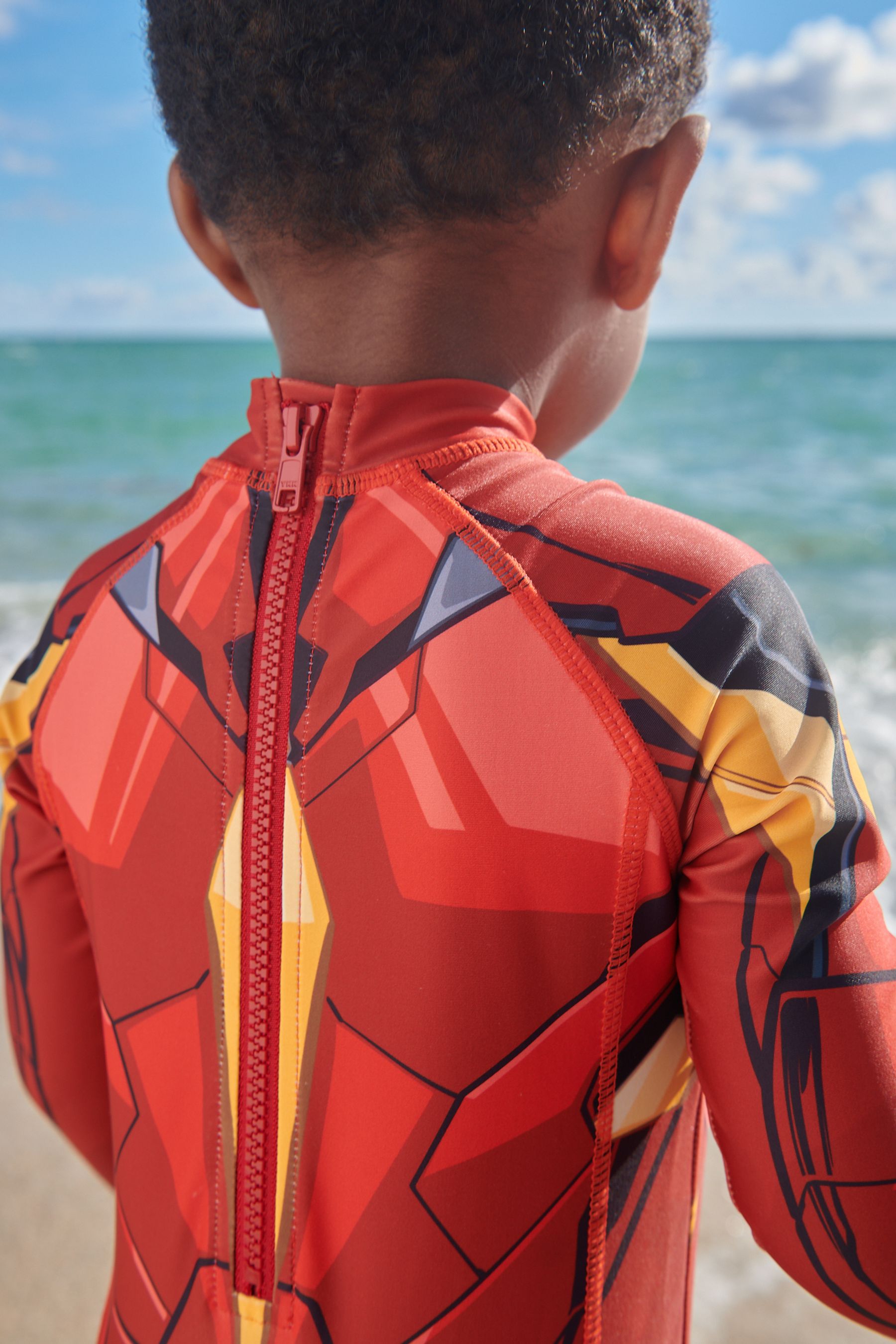 Iron Man Red Sunsafe Swimsuit (3mths-8yrs)