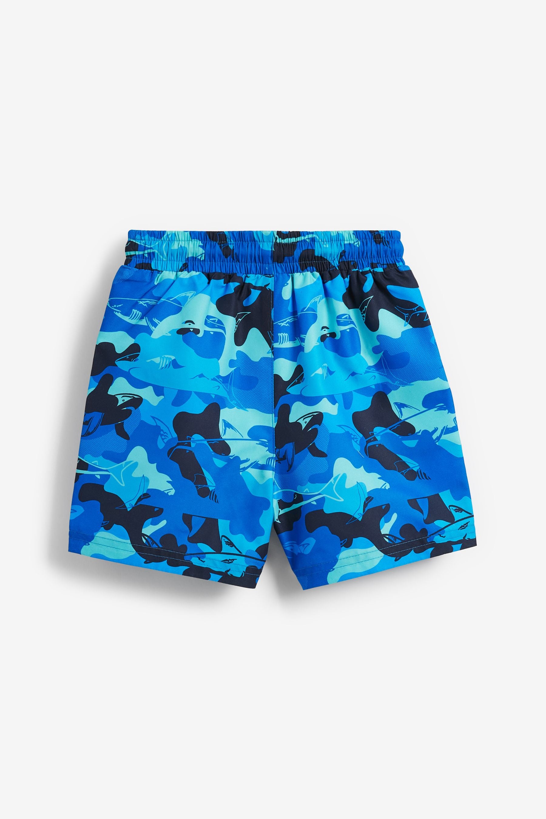 Blue Camouflage Swim Shorts (3-16yrs)