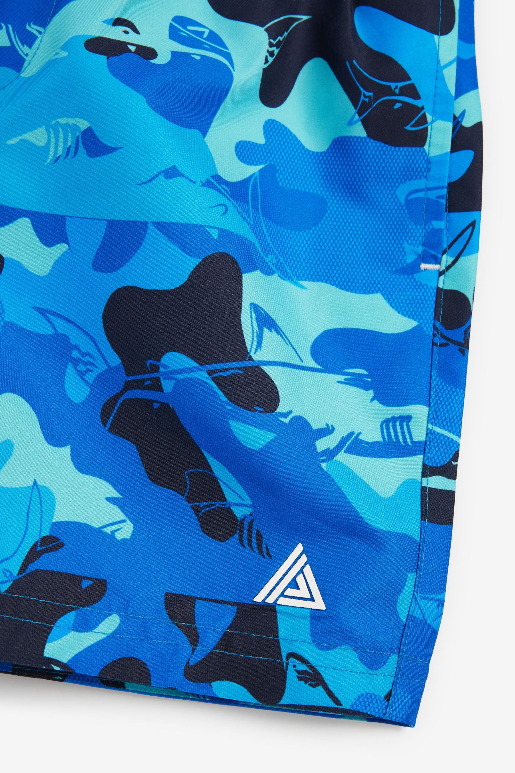 Blue Camouflage Swim Shorts (3-16yrs)