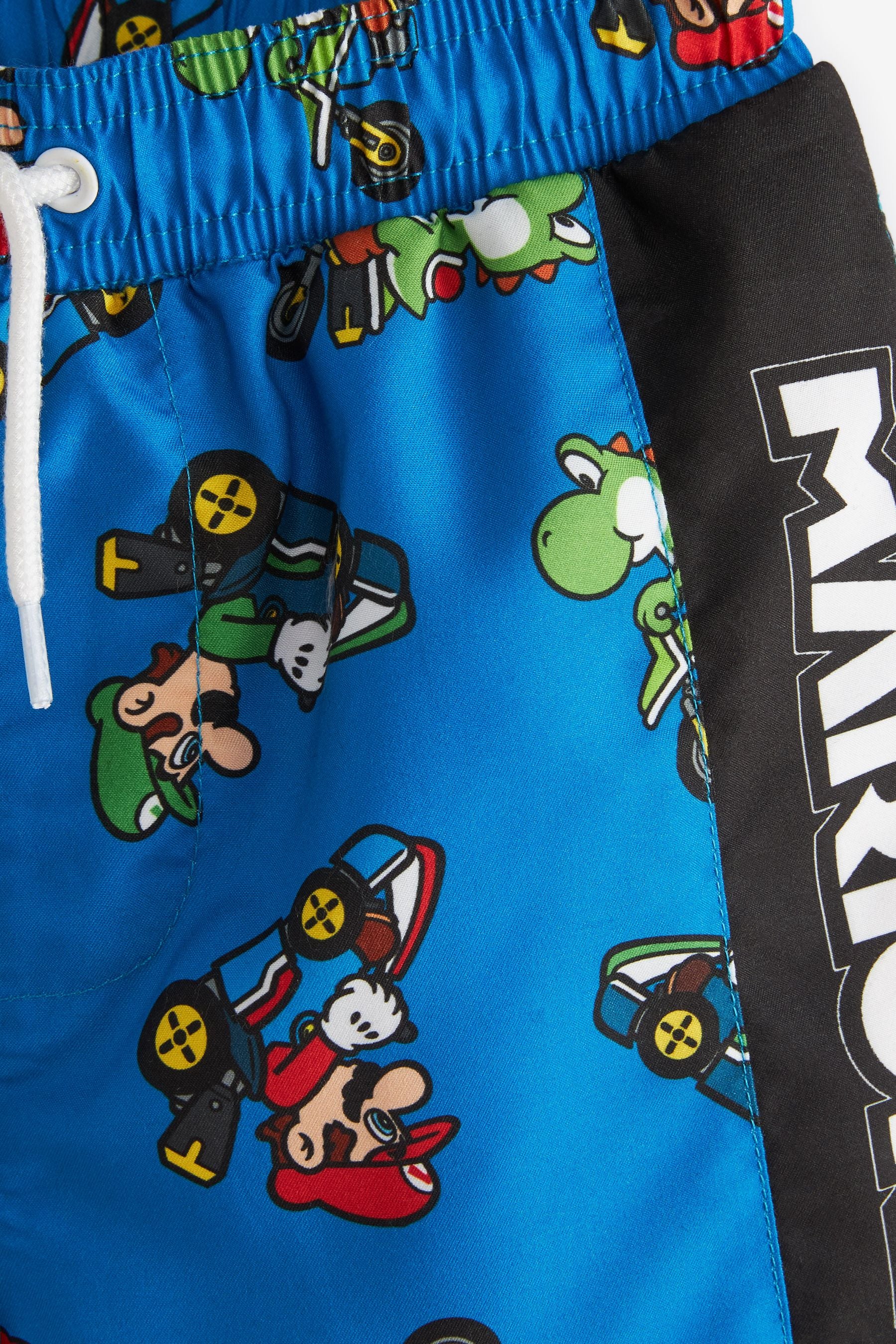 Blue Mario Swim Shorts (3-16yrs)