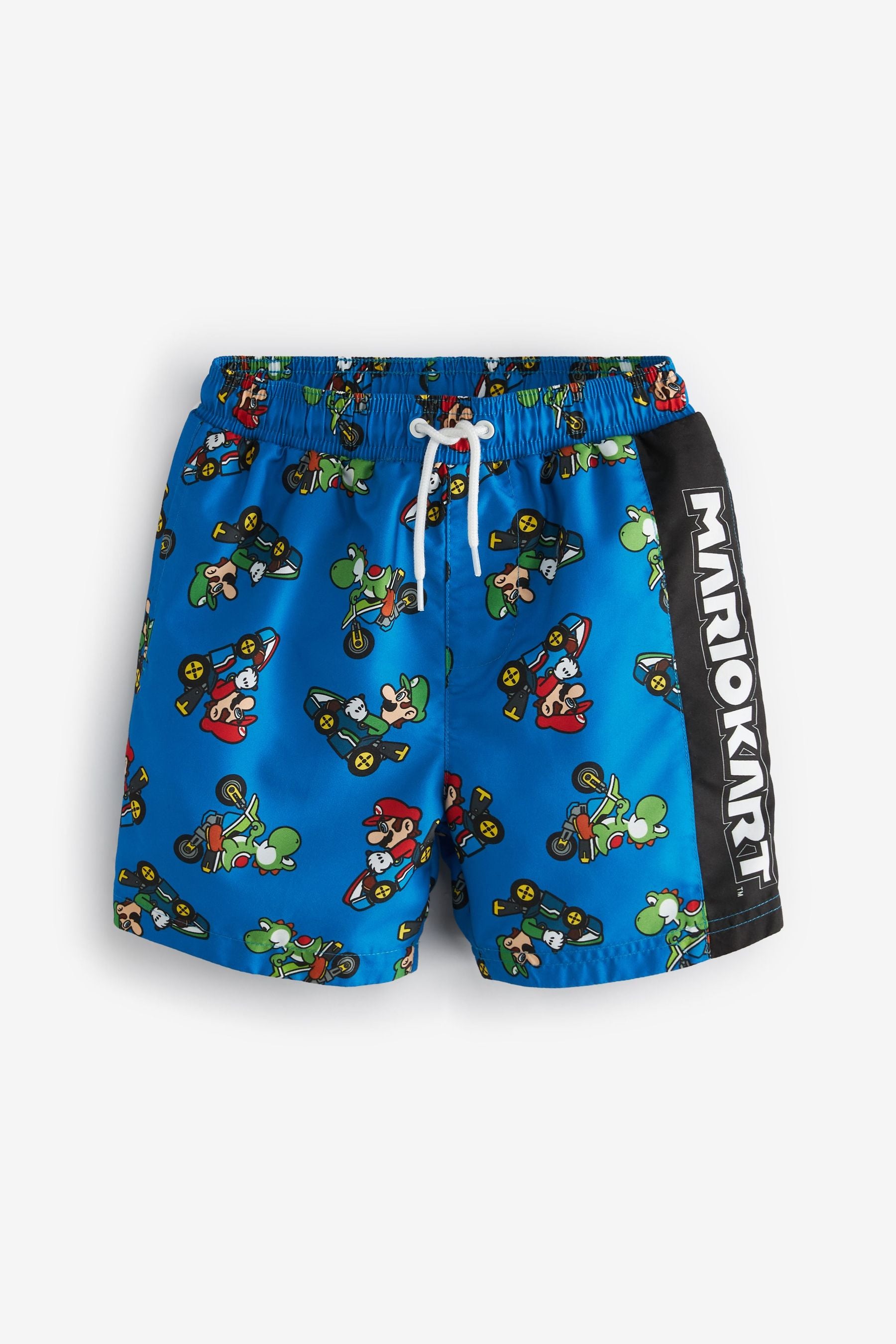 Blue Mario Swim Shorts (3-16yrs)