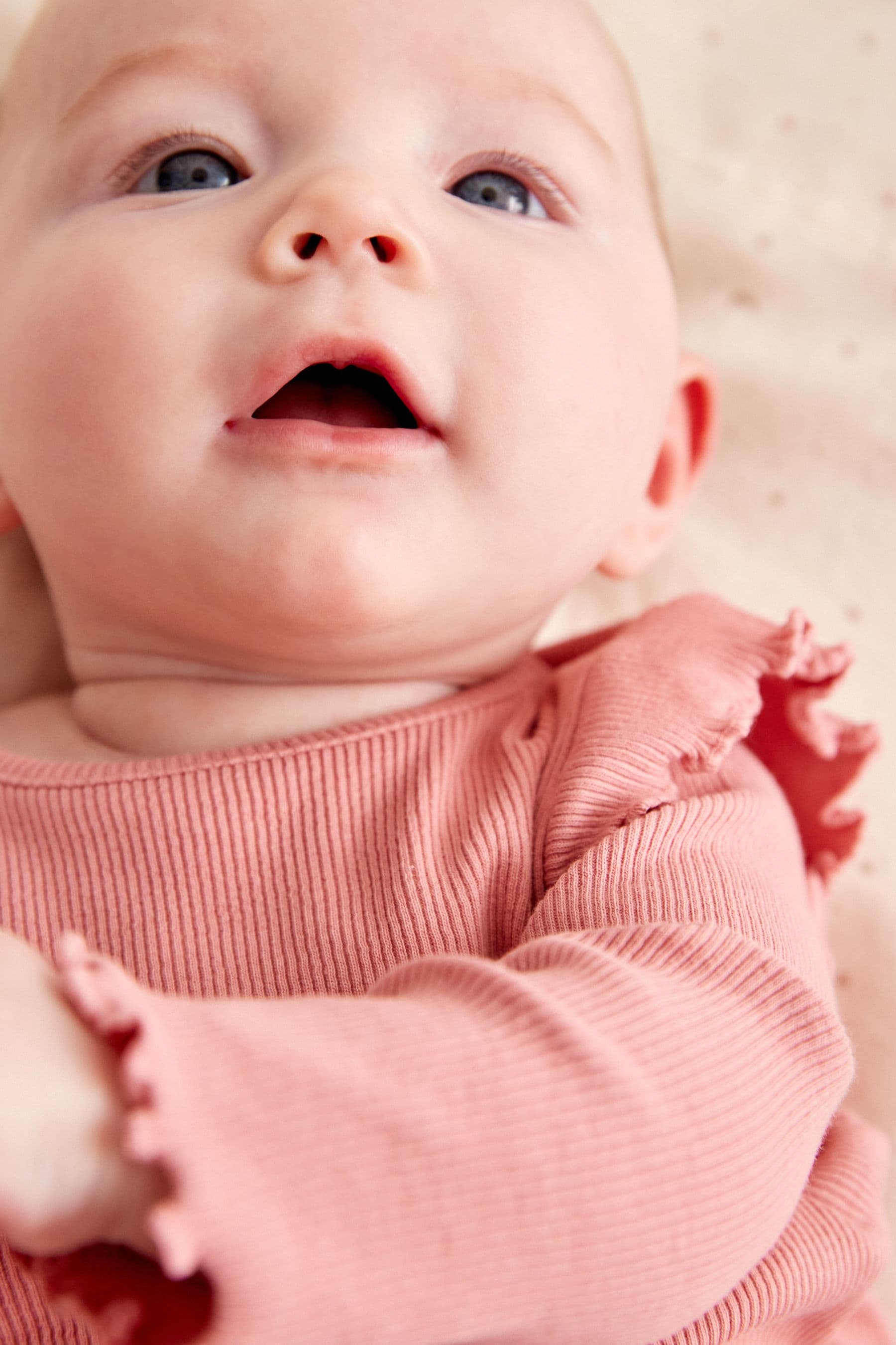 Pale Pink Baby Top And Leggings Set