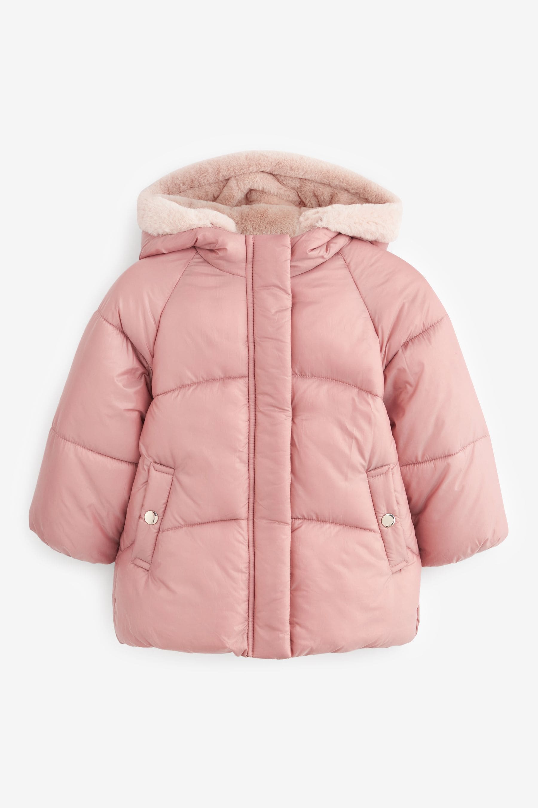 Pink Shower Resistant Padded Coat (3mths-7yrs)