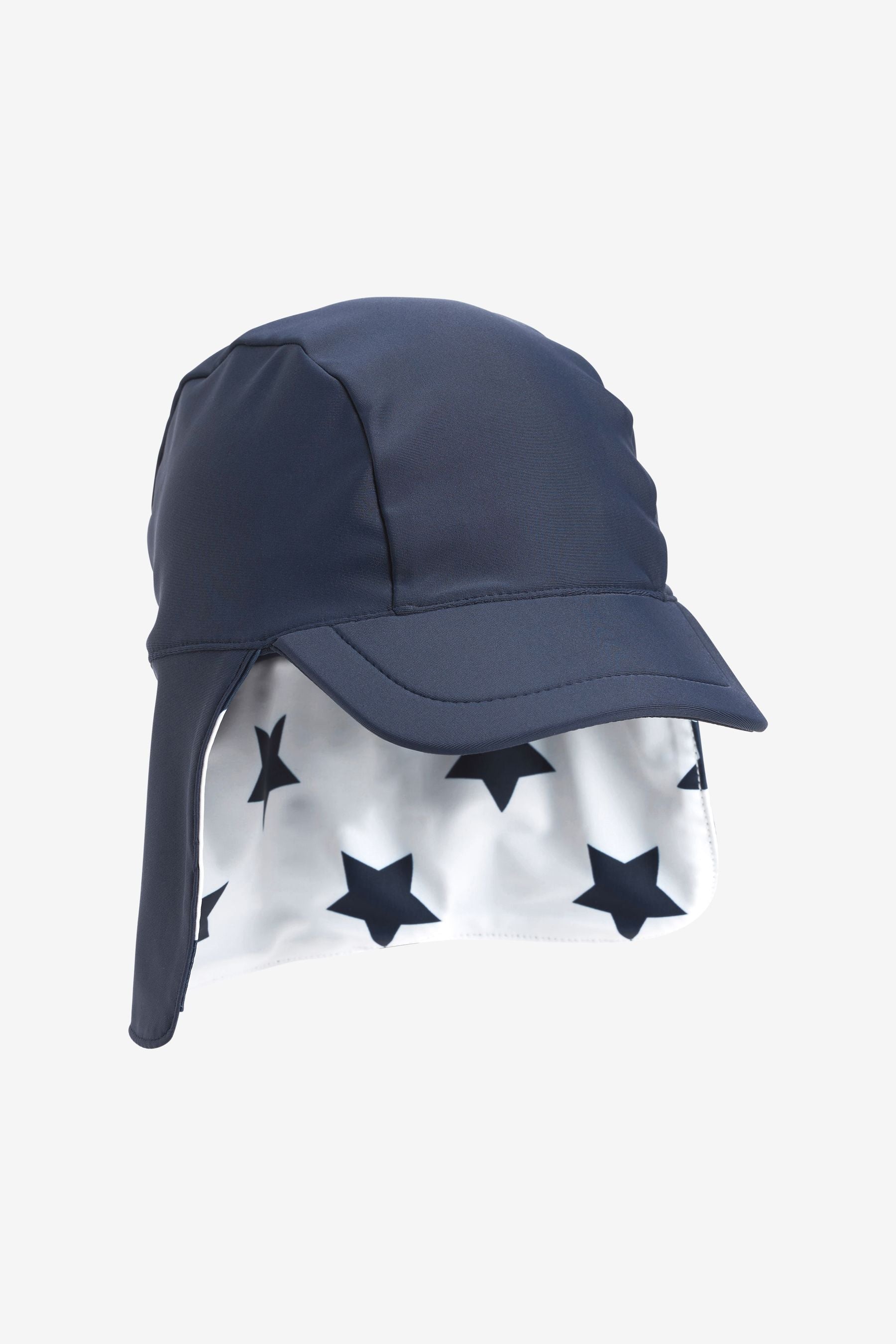 Navy Blue Star Legionnaire Swim Hat (3mths-10yrs)