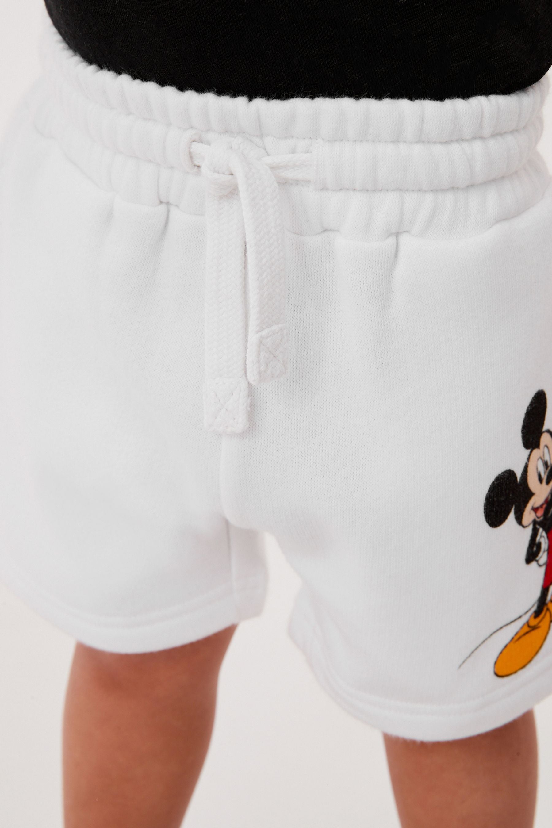 White Mickey Mouse Jersey Short Set (3mths-8yrs)