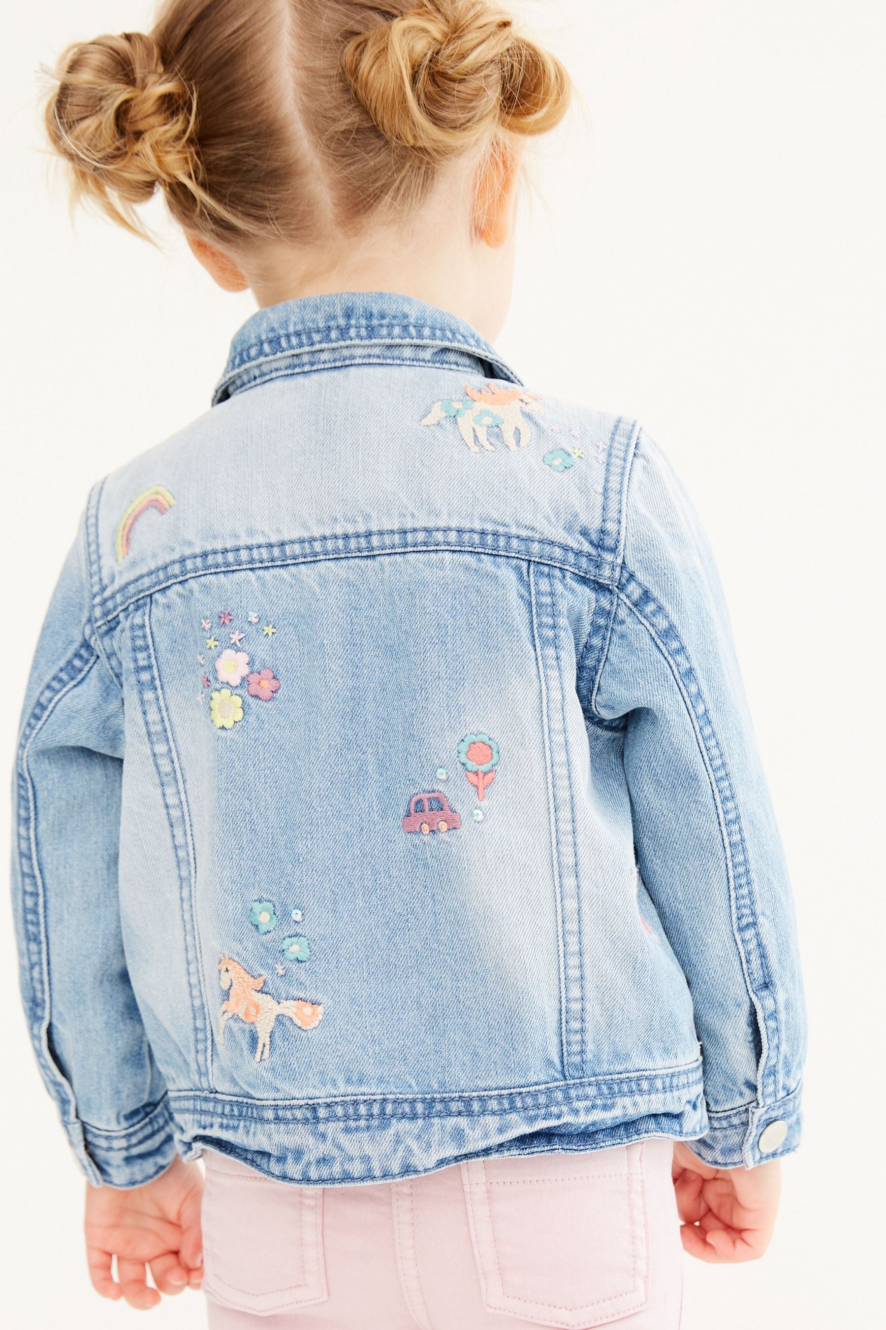 Mid Blue Denim Unicorn Jacket (3mths-7yrs)