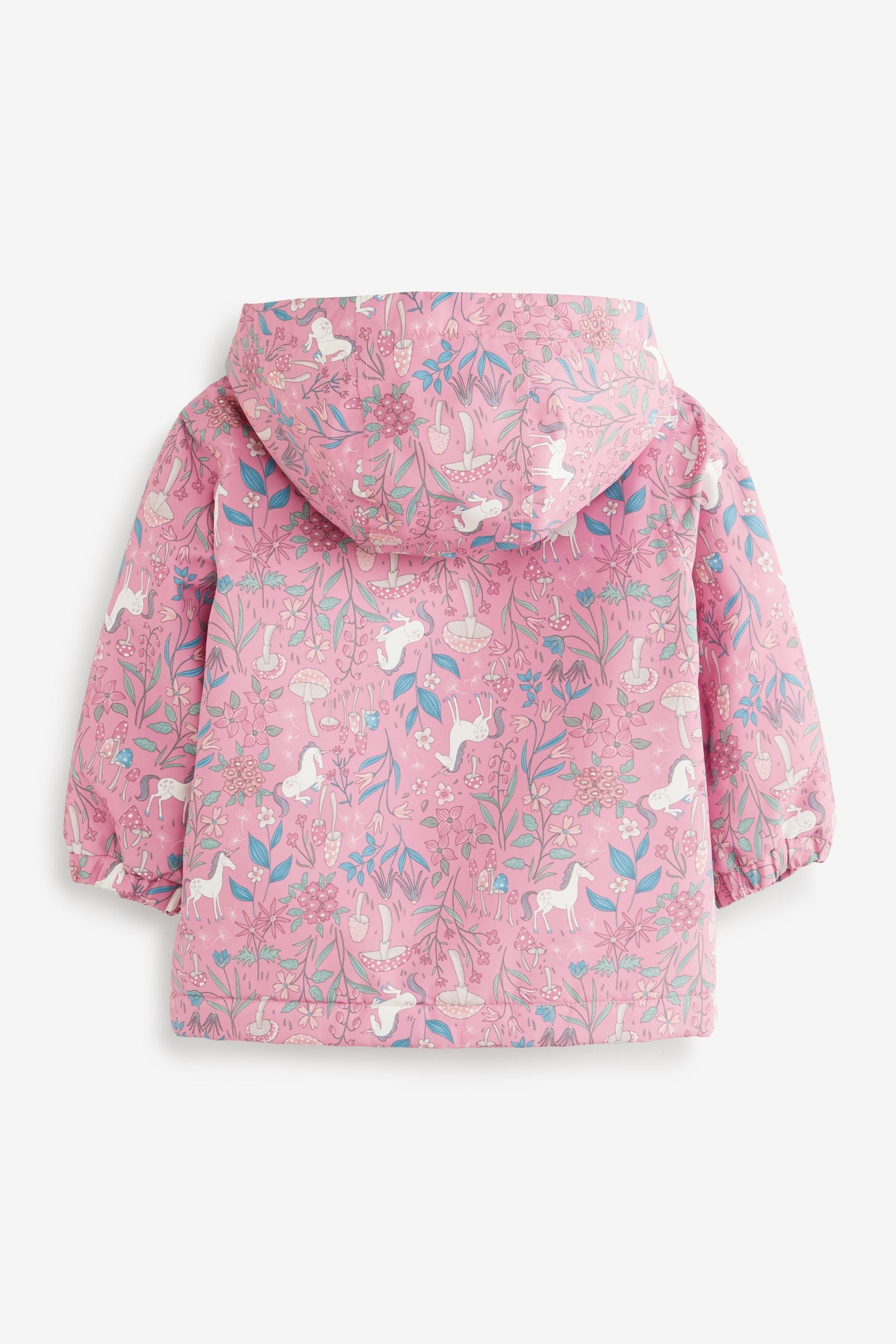 Pink Unicorn Waterproof Printed Coat (6mths-7yrs)