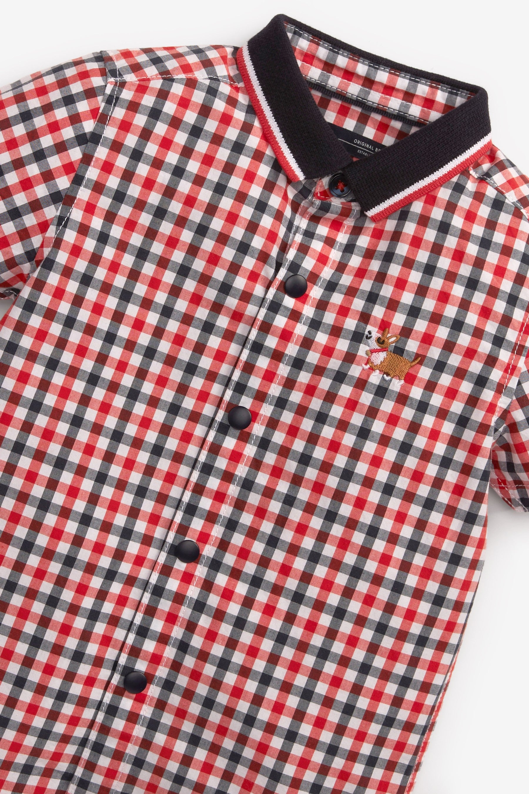 Red Gingham Check Shirt (3mths-7yrs)