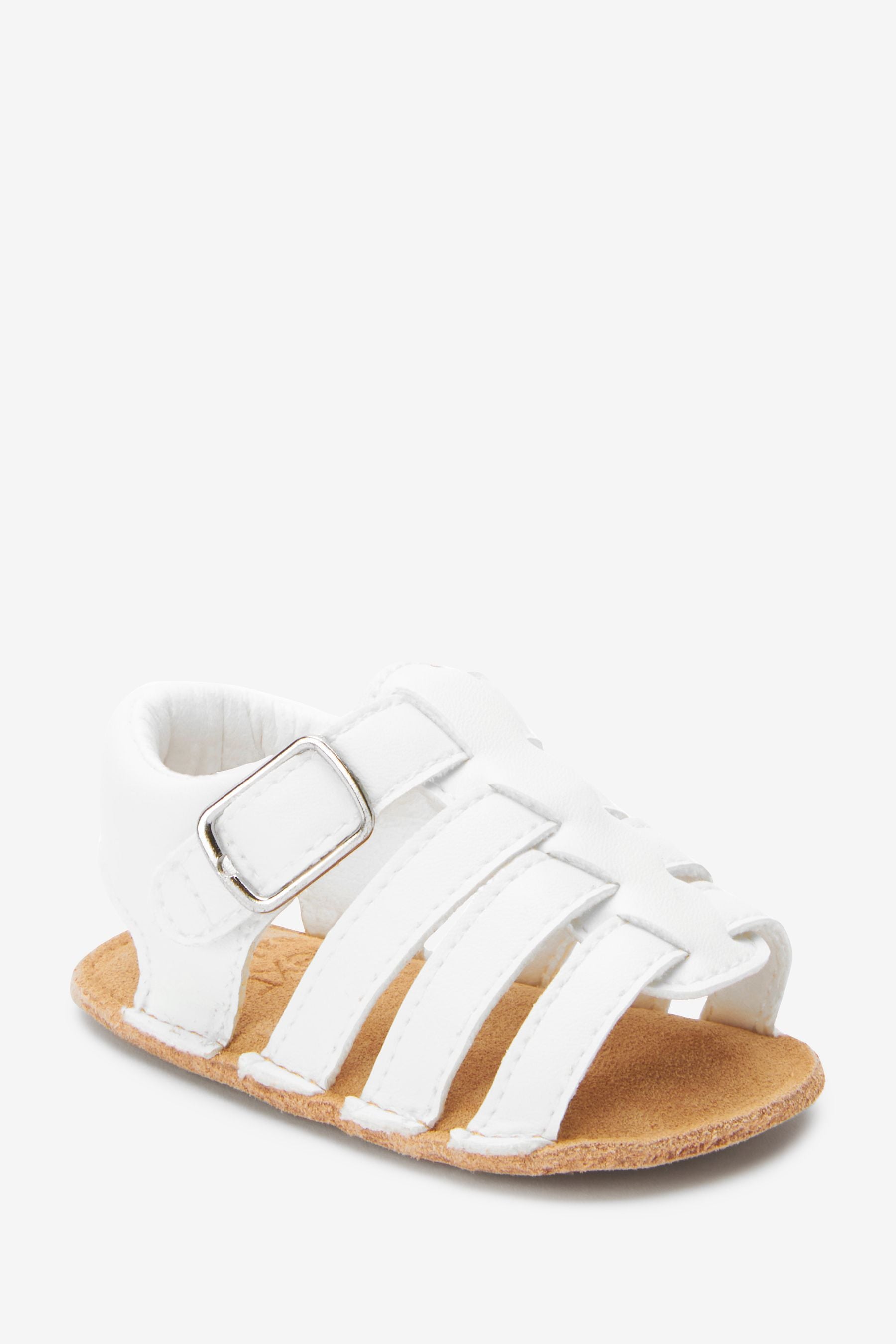 White Fisherman Baby Sandals (0-18mths)