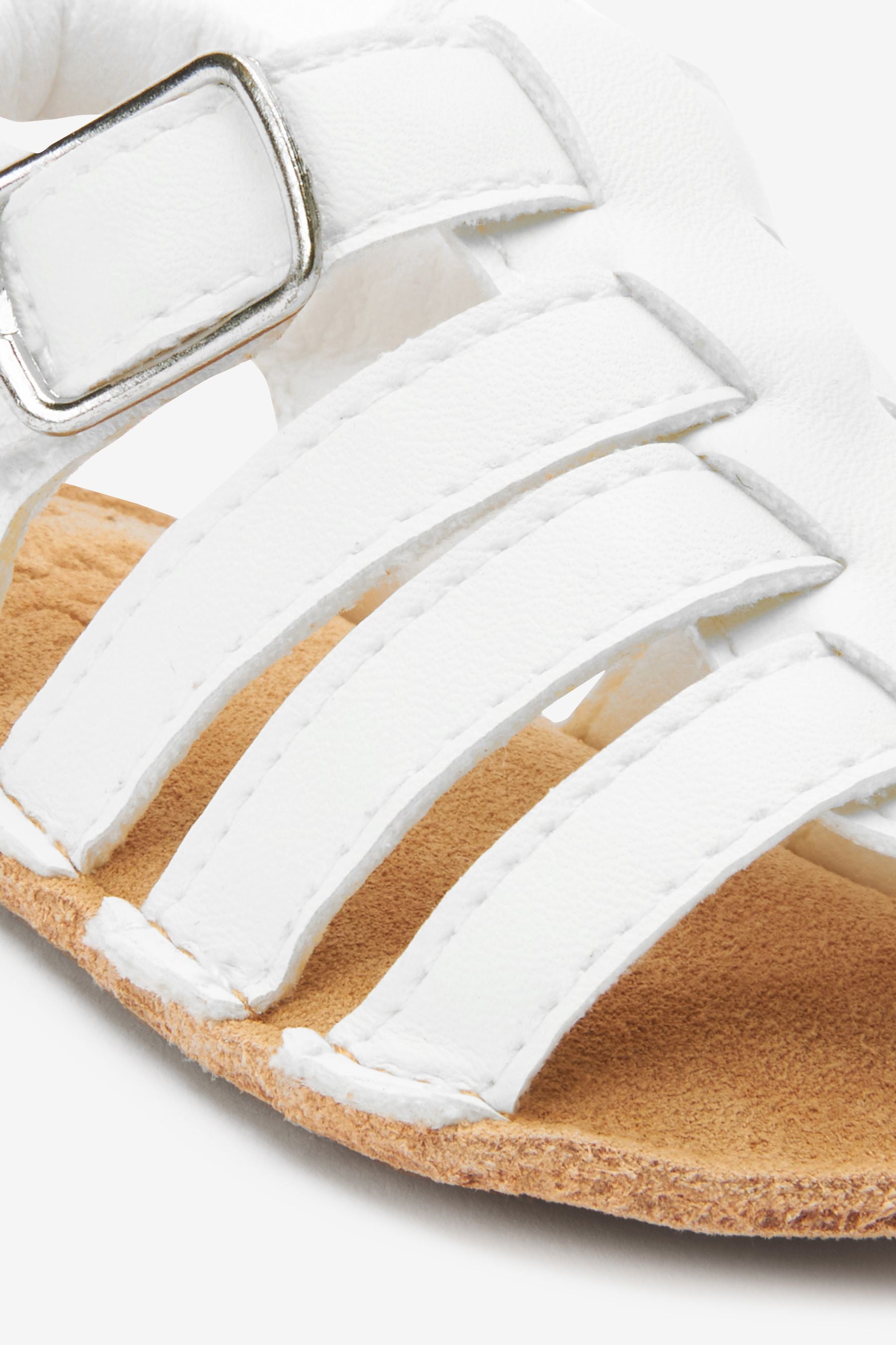 White Fisherman Baby Sandals (0-18mths)