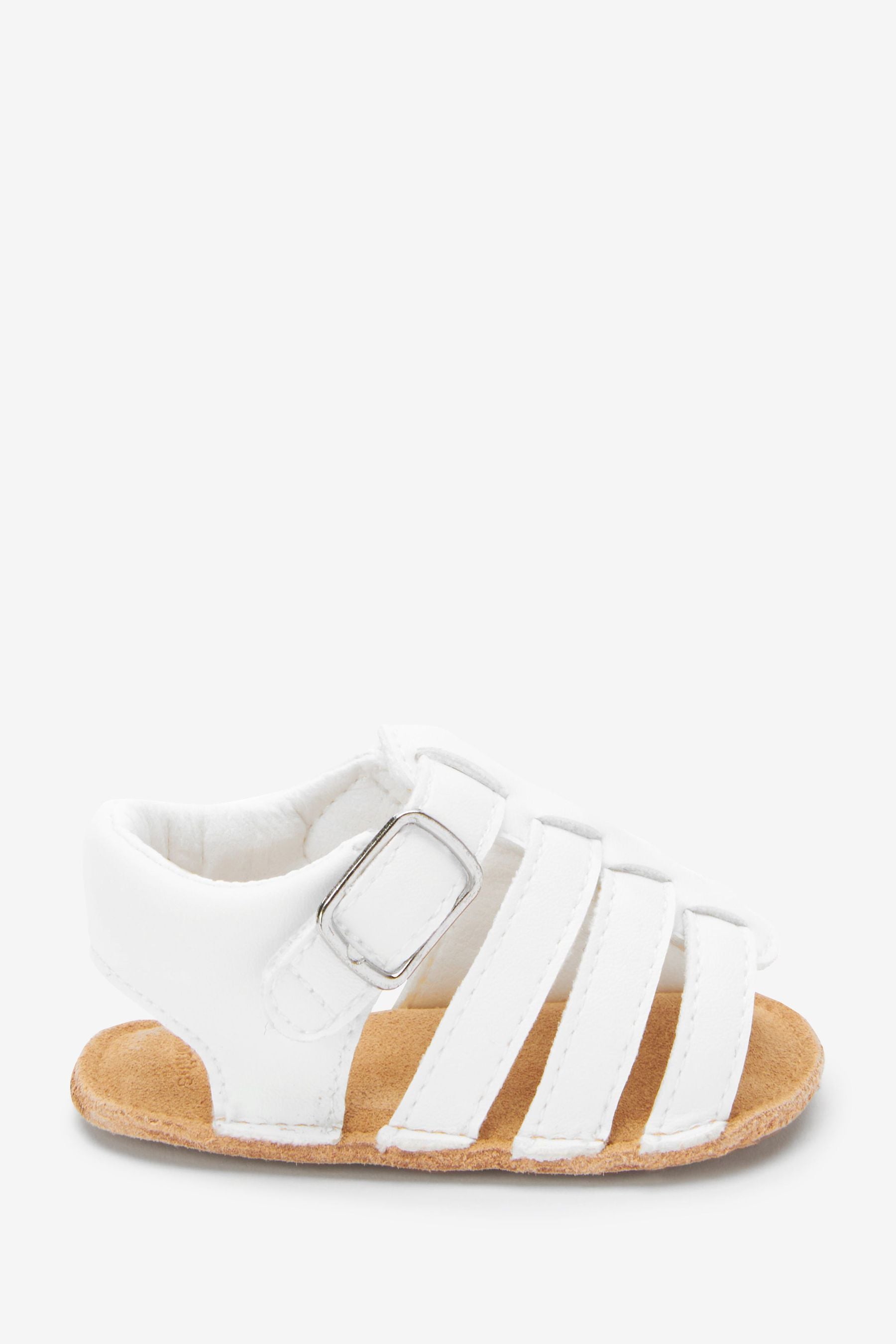 White Fisherman Baby Sandals (0-18mths)