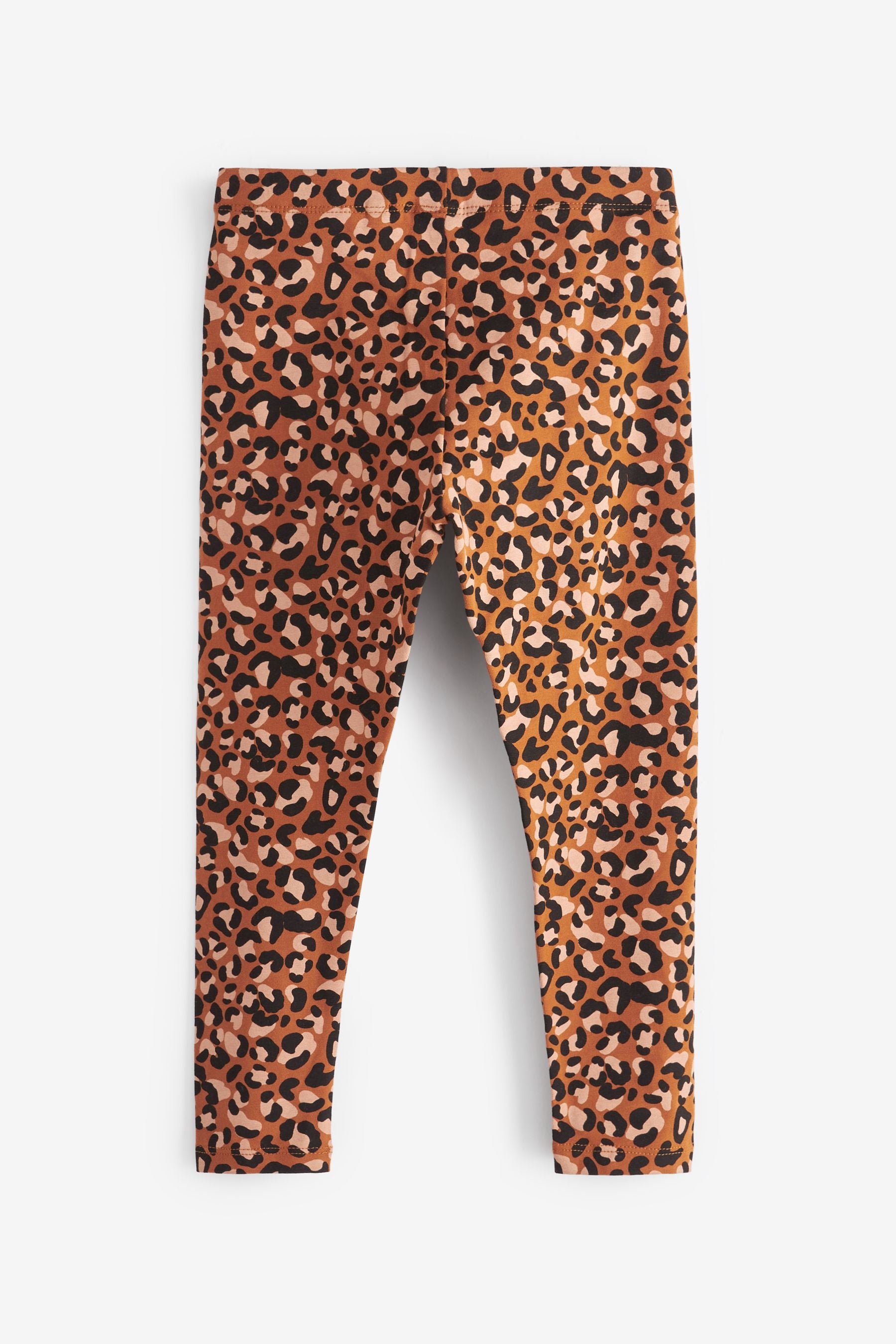 Tan Brown/Animal Hoodie And Printed Legging Set (3-16yrs)