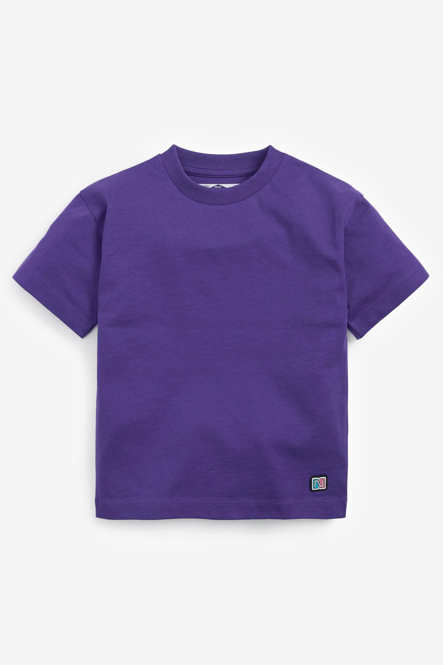 Black/Purple 4 Pack Oversized T-Shirts (3mths-7yrs)