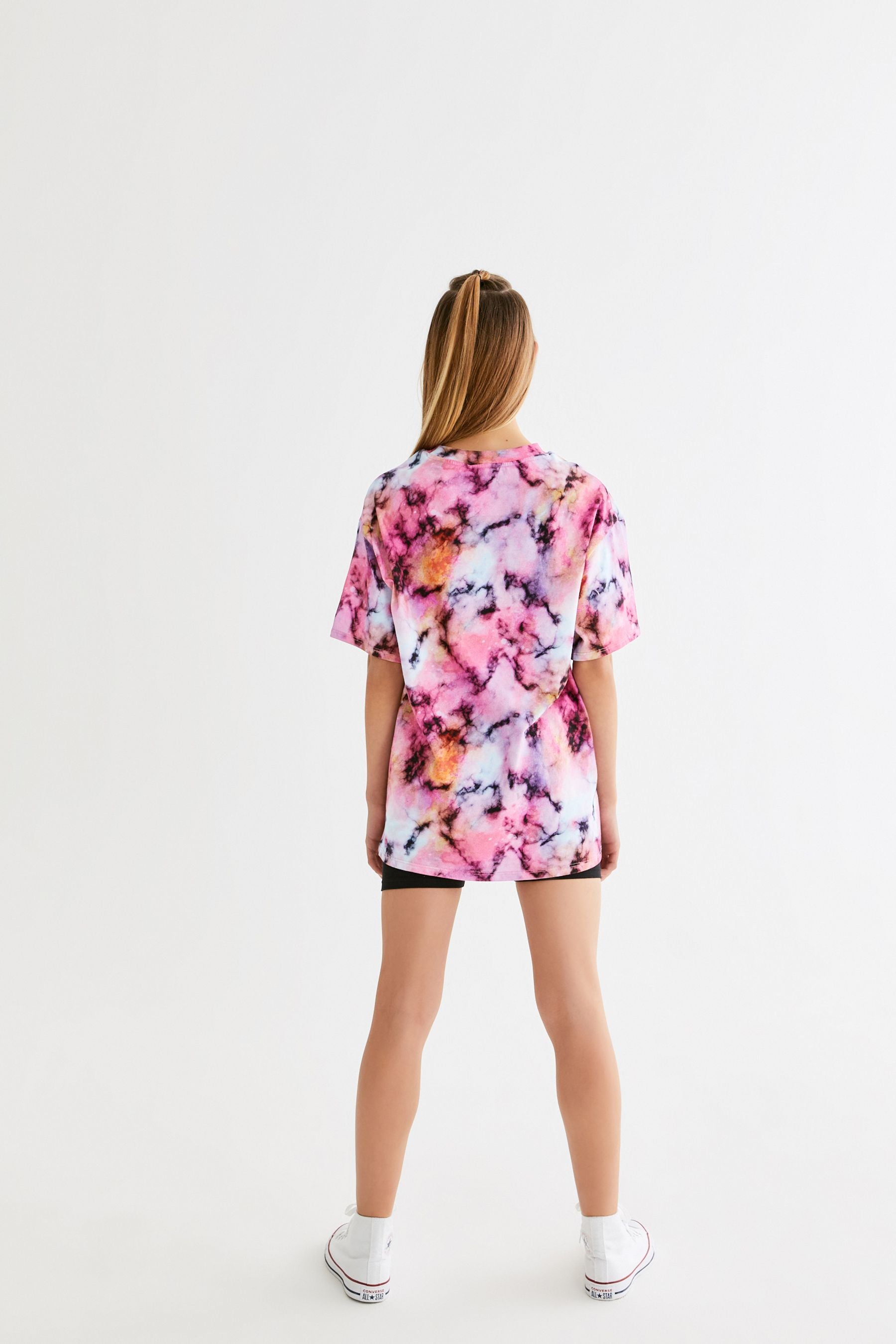 Pink Tie Dye Daydream Oversized T-Shirt (3-16yrs)