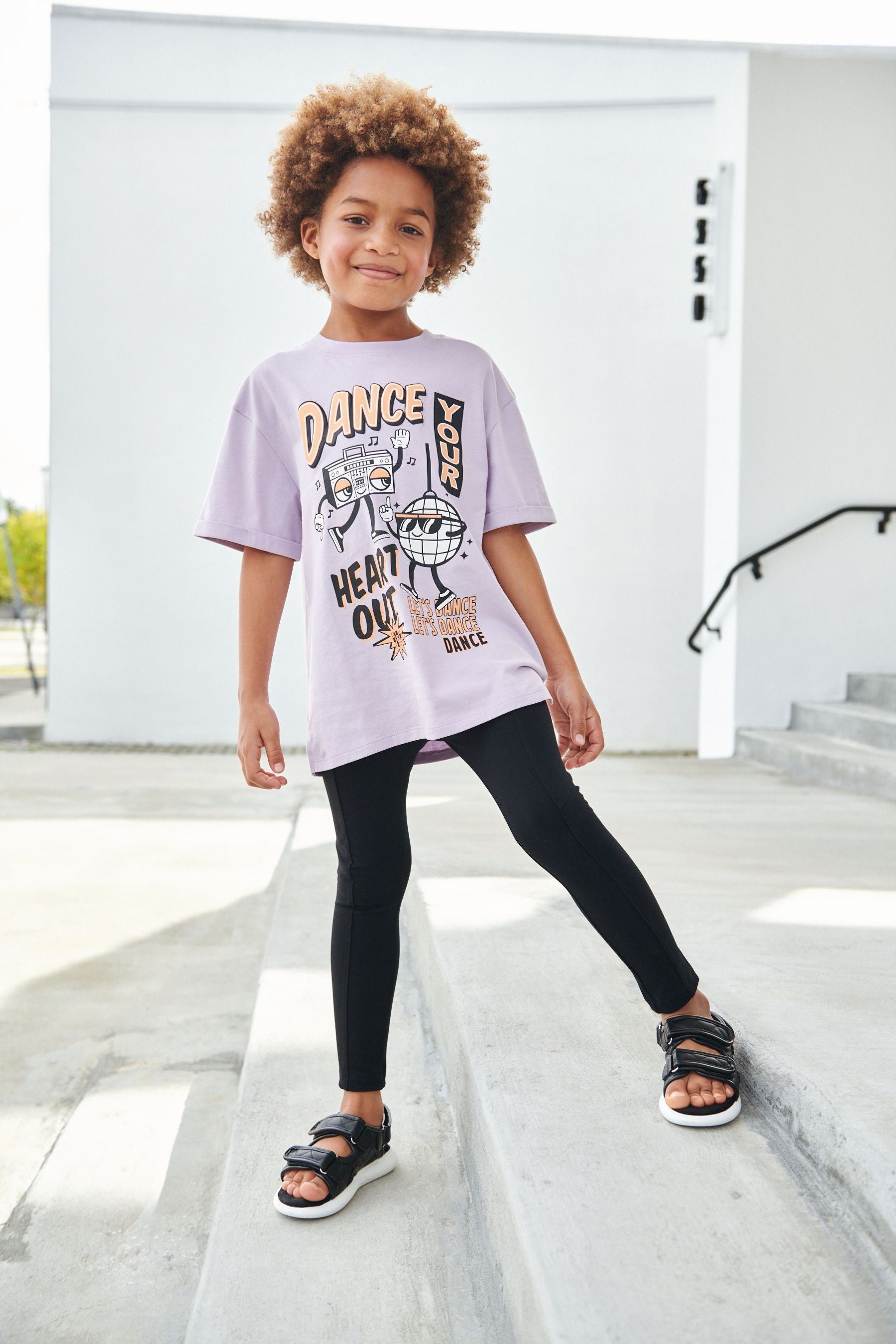 Lilac Purple Dance T-Shirt (3-16yrs)