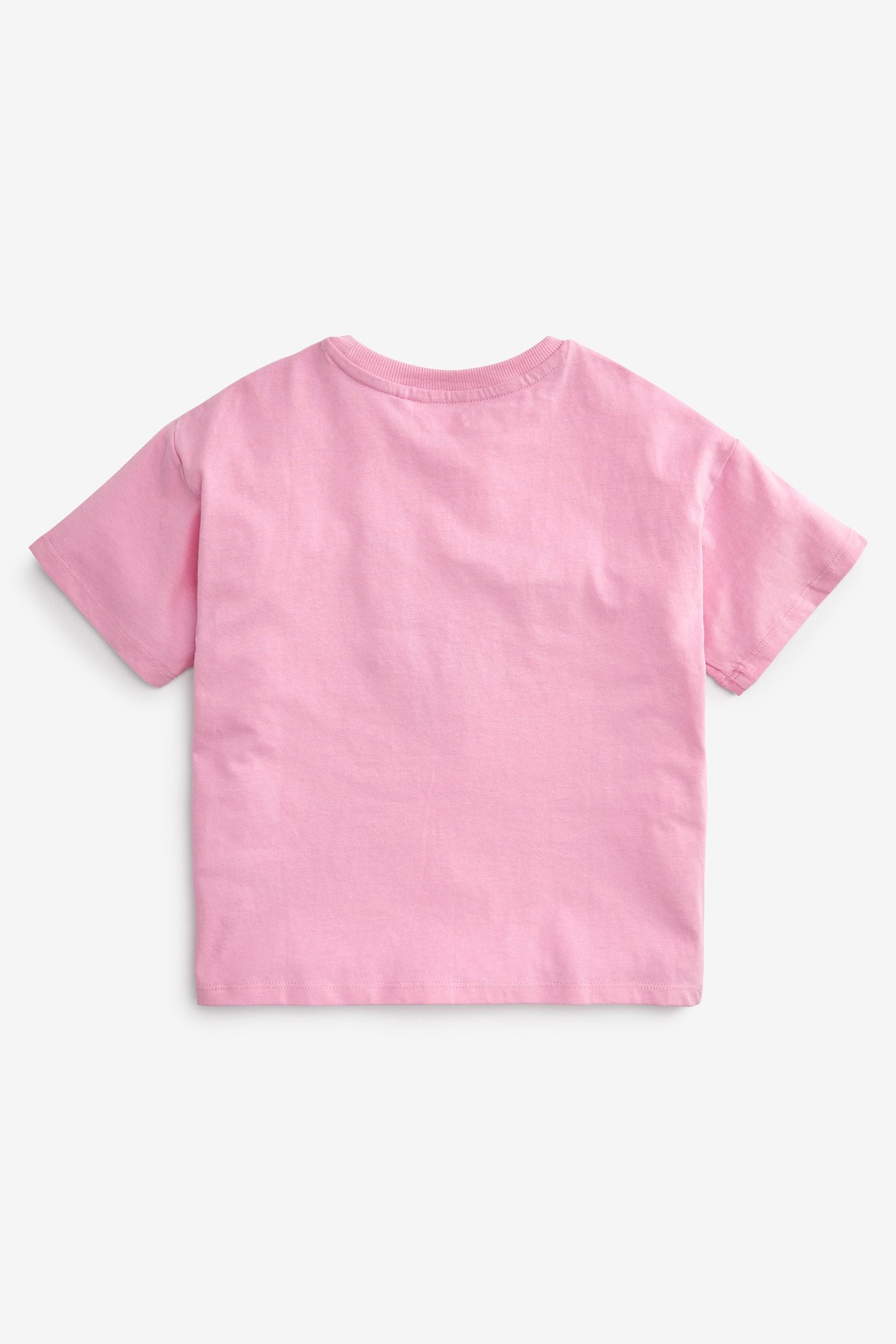 Pink Embroidered Sequin Heart T-Shirt (3-16yrs)