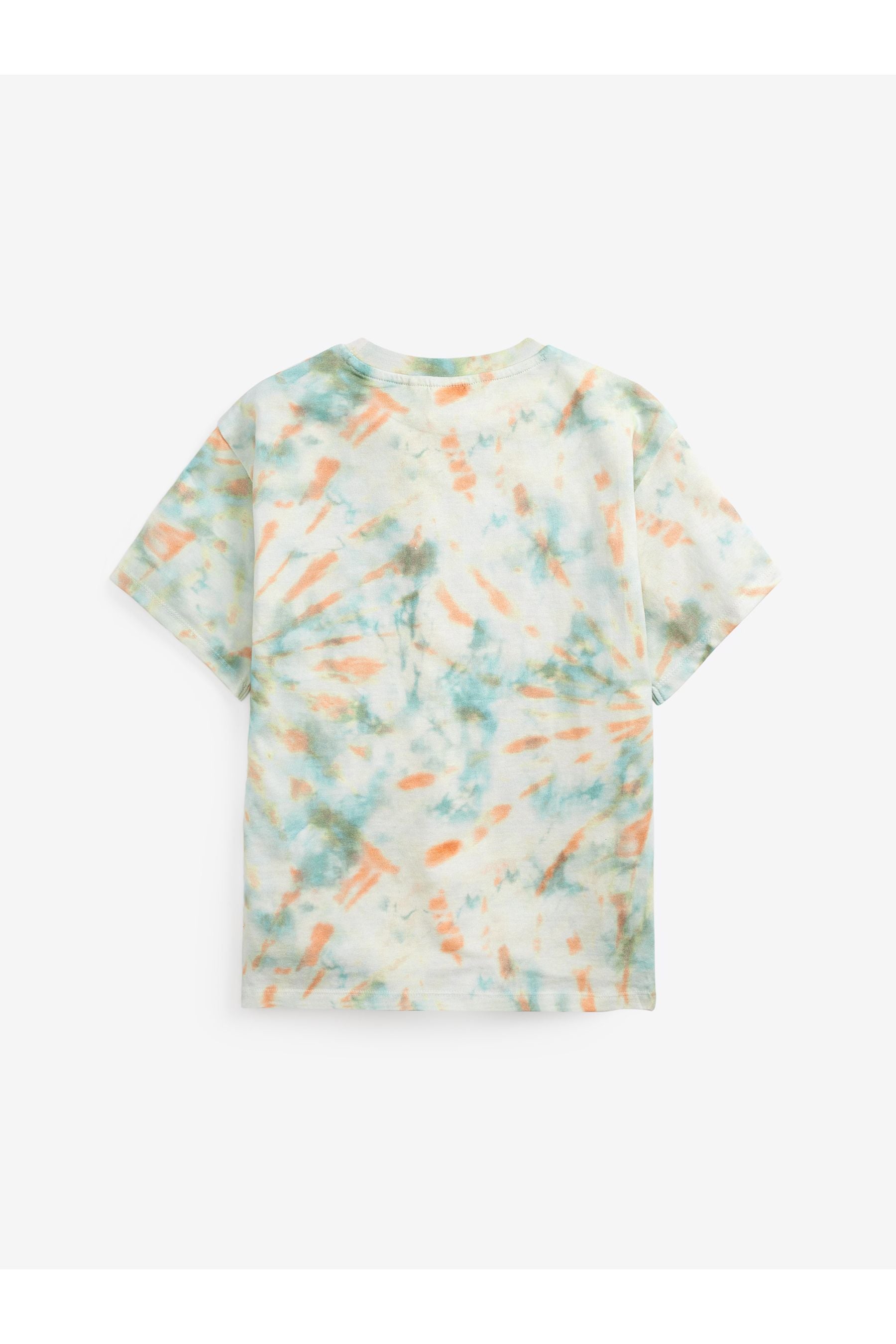 Blue/Orange Tie Dye Metallic Minnie And Daisy License T-Shirt (3-16yrs)