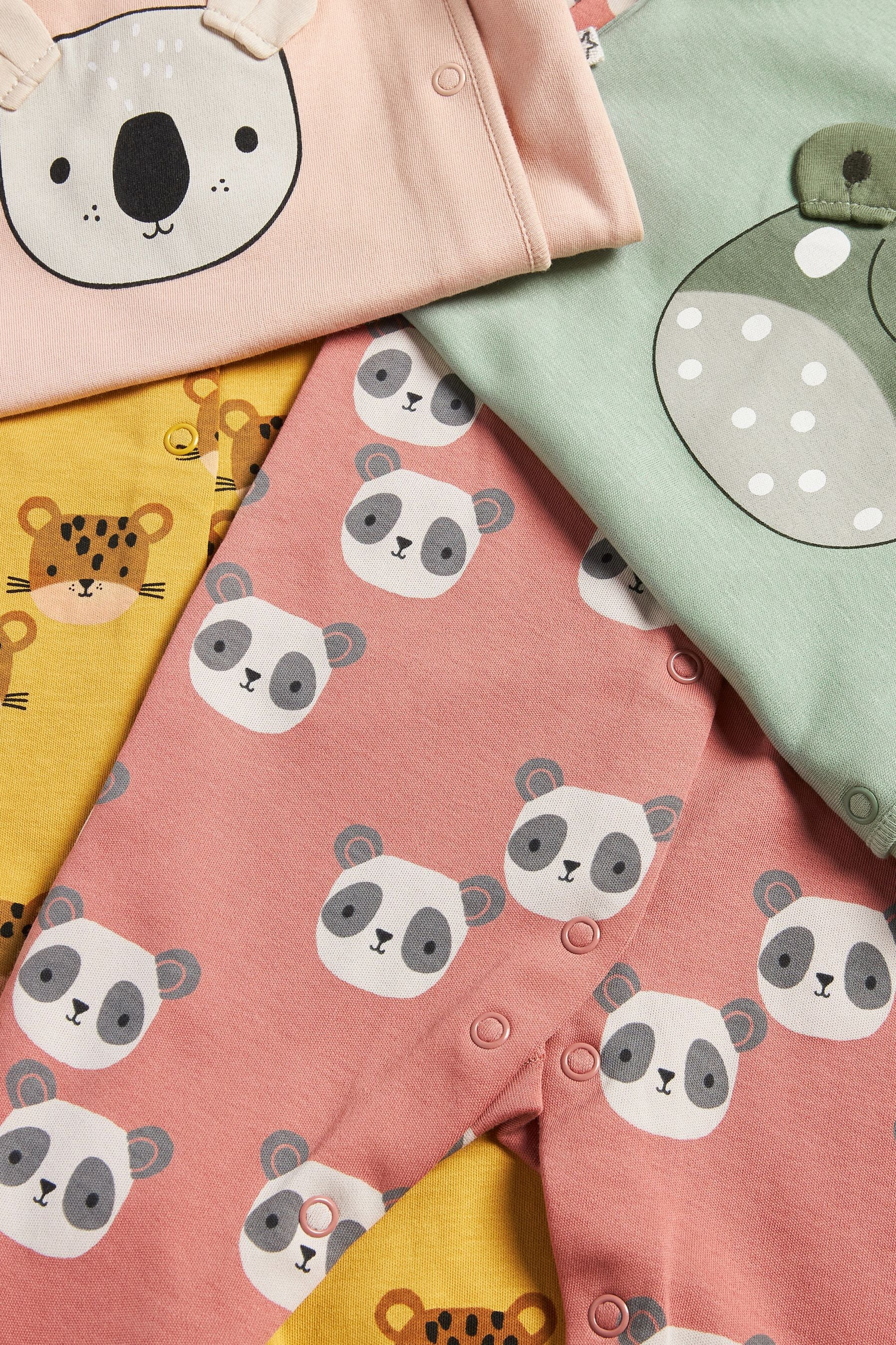 Character 4 Pack Sleepsuits (0mths-2yrs)