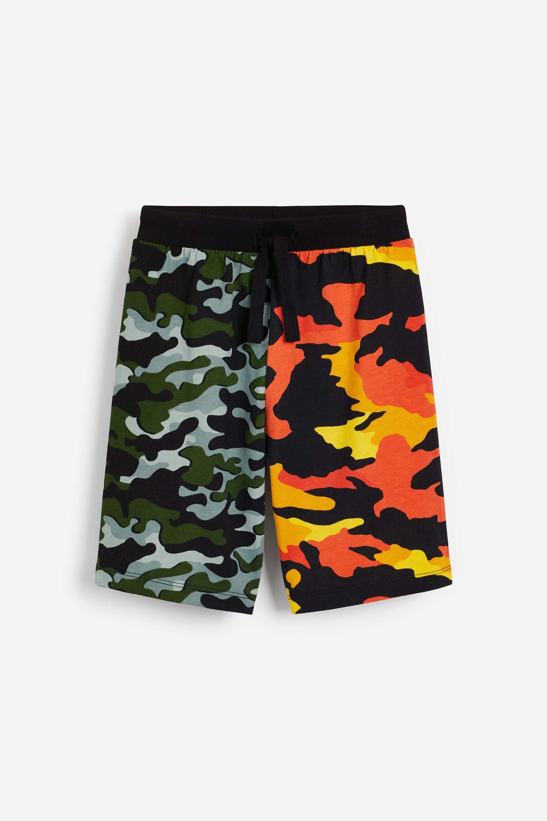 Grey/Orange Camouflage Short Pyjamas (3-16yrs)