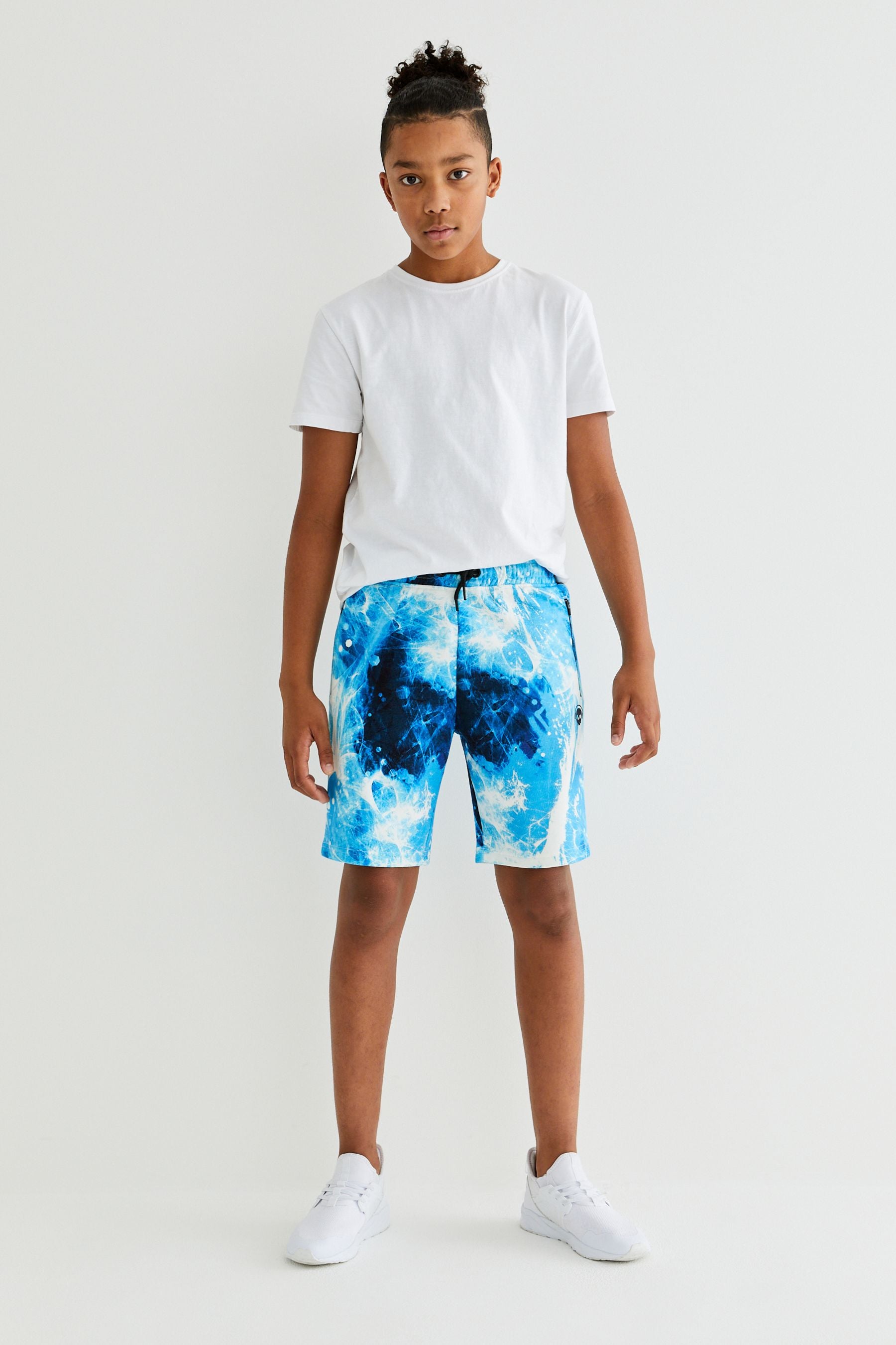 Blue Shorts Digital Print (3-16yrs)