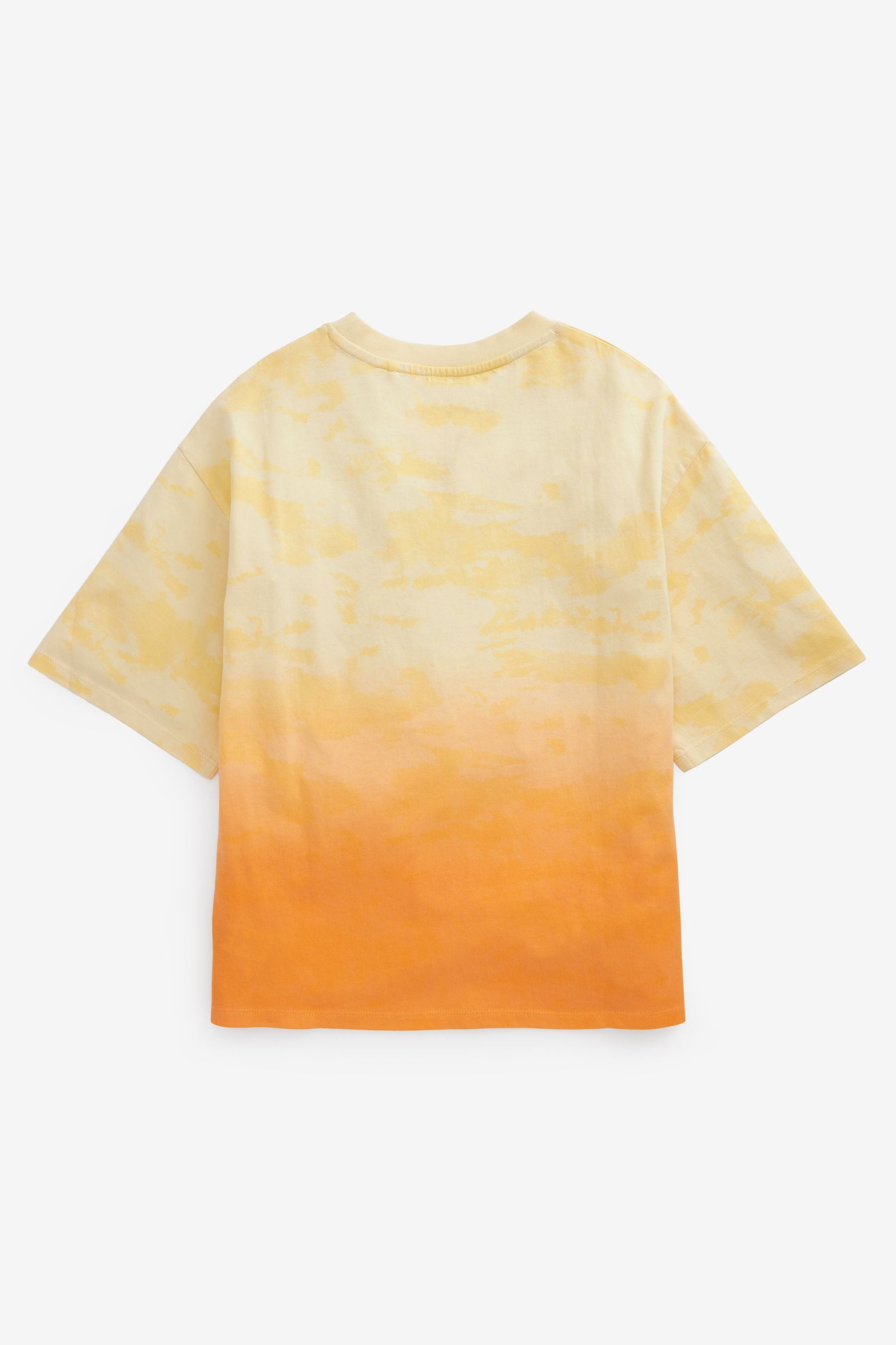 Yellow Ombre Life In Colour Oversized T-Shirt (3-16yrs)