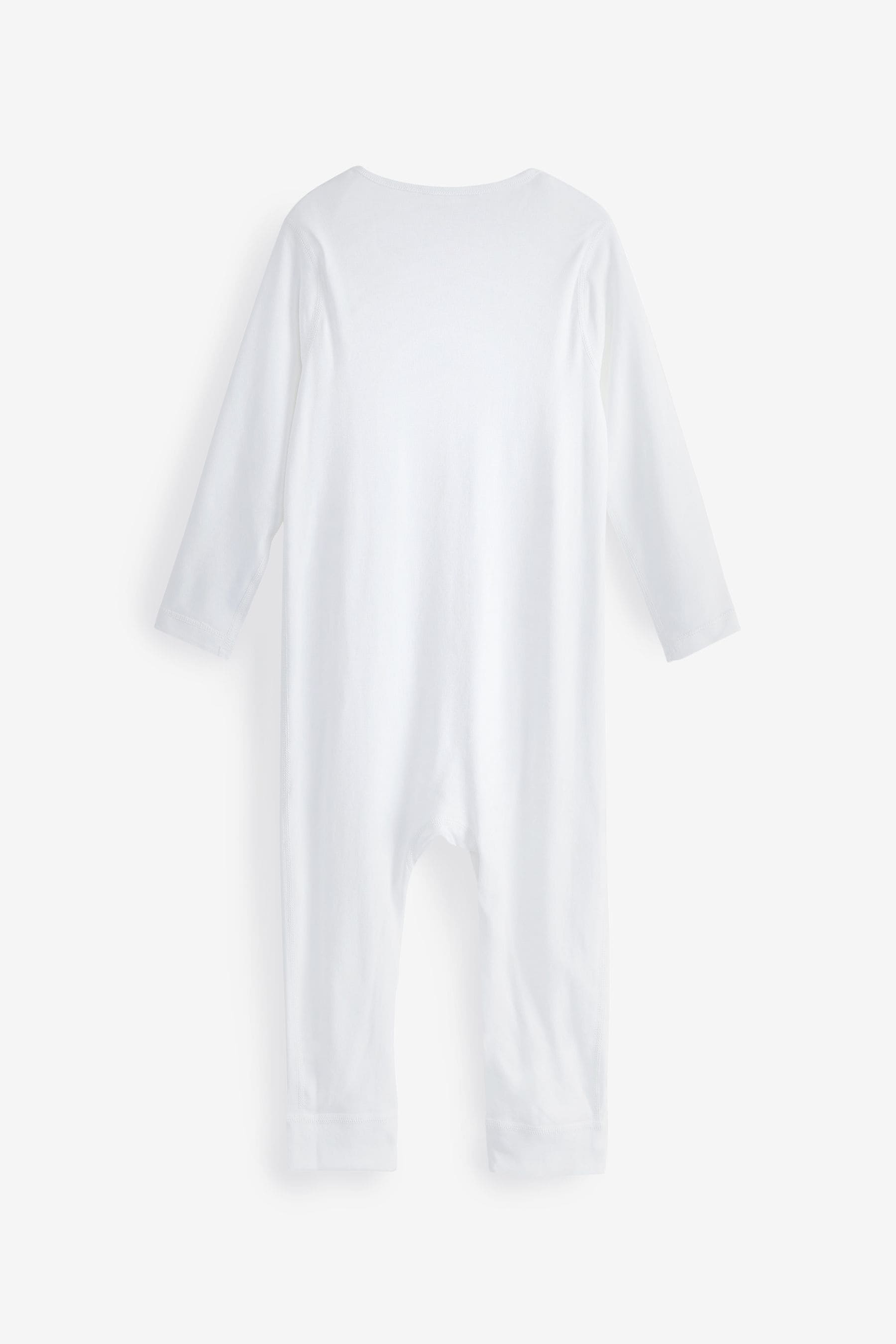 White Kind To Skin Baby Footless Sleepsuit (0-2yrs)