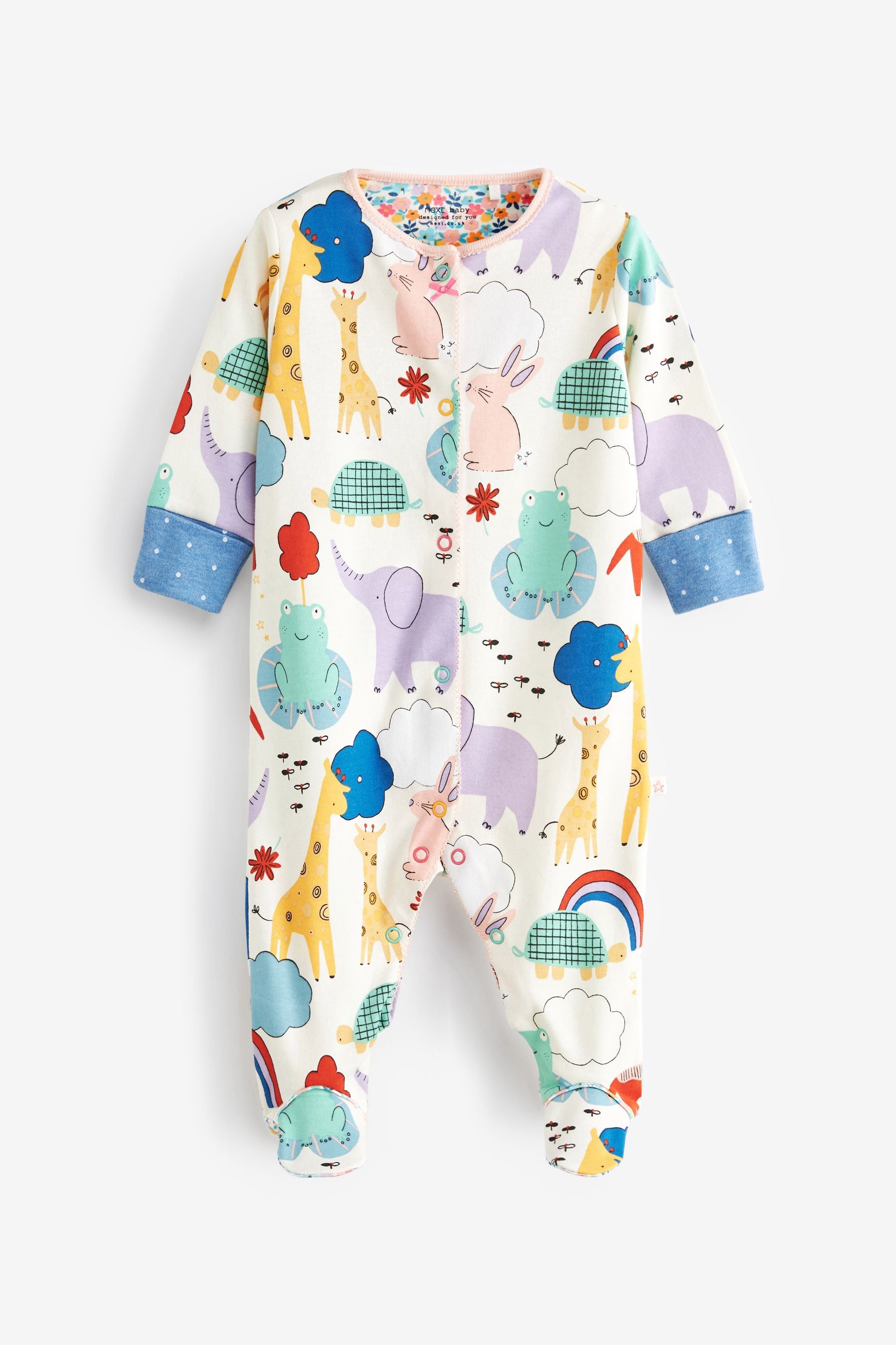 Blue Character 2 Pack Sleepsuits (0-2yrs)