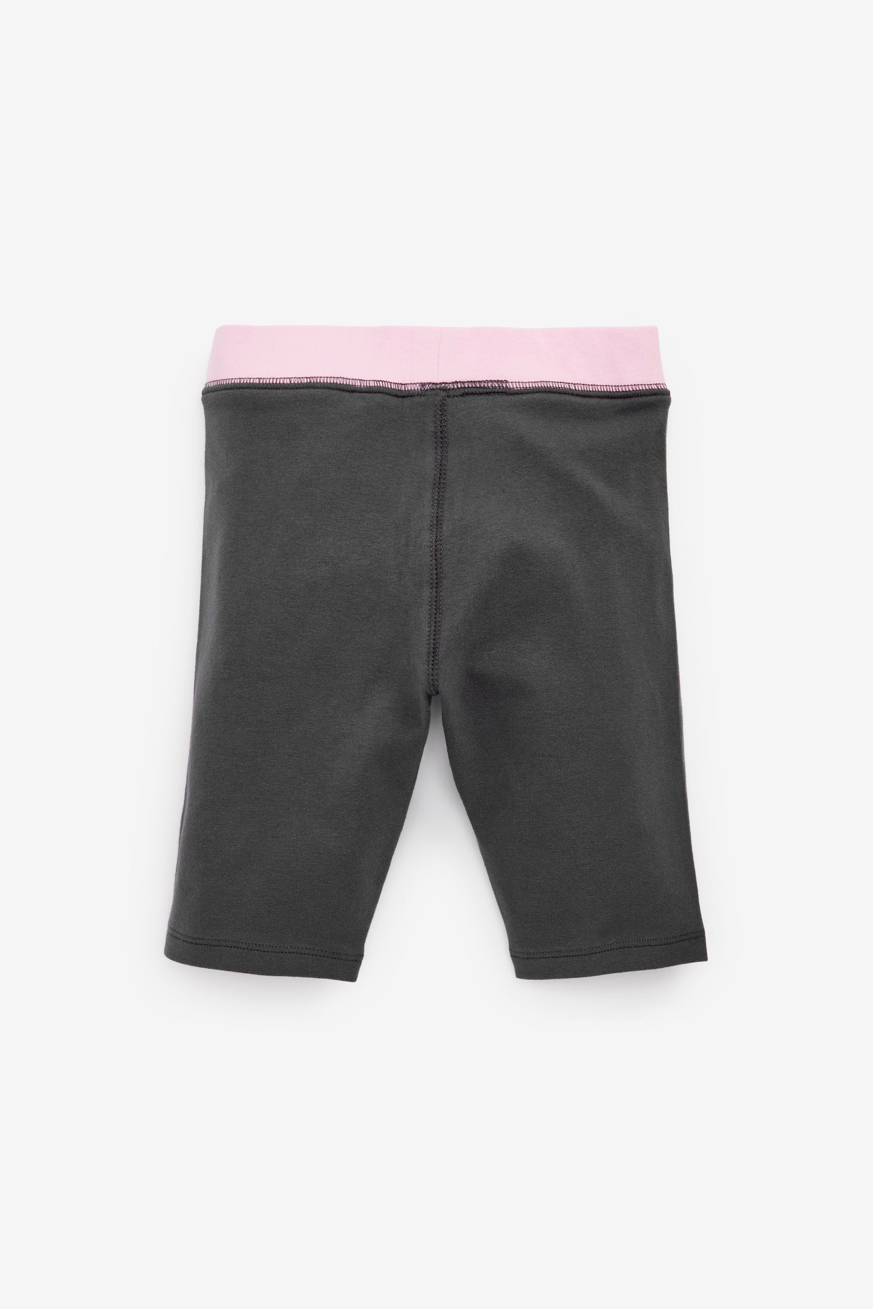 Pink Oversized Mickey Mouse T-Shirt And Cycle Shorts Set (3-16yrs)