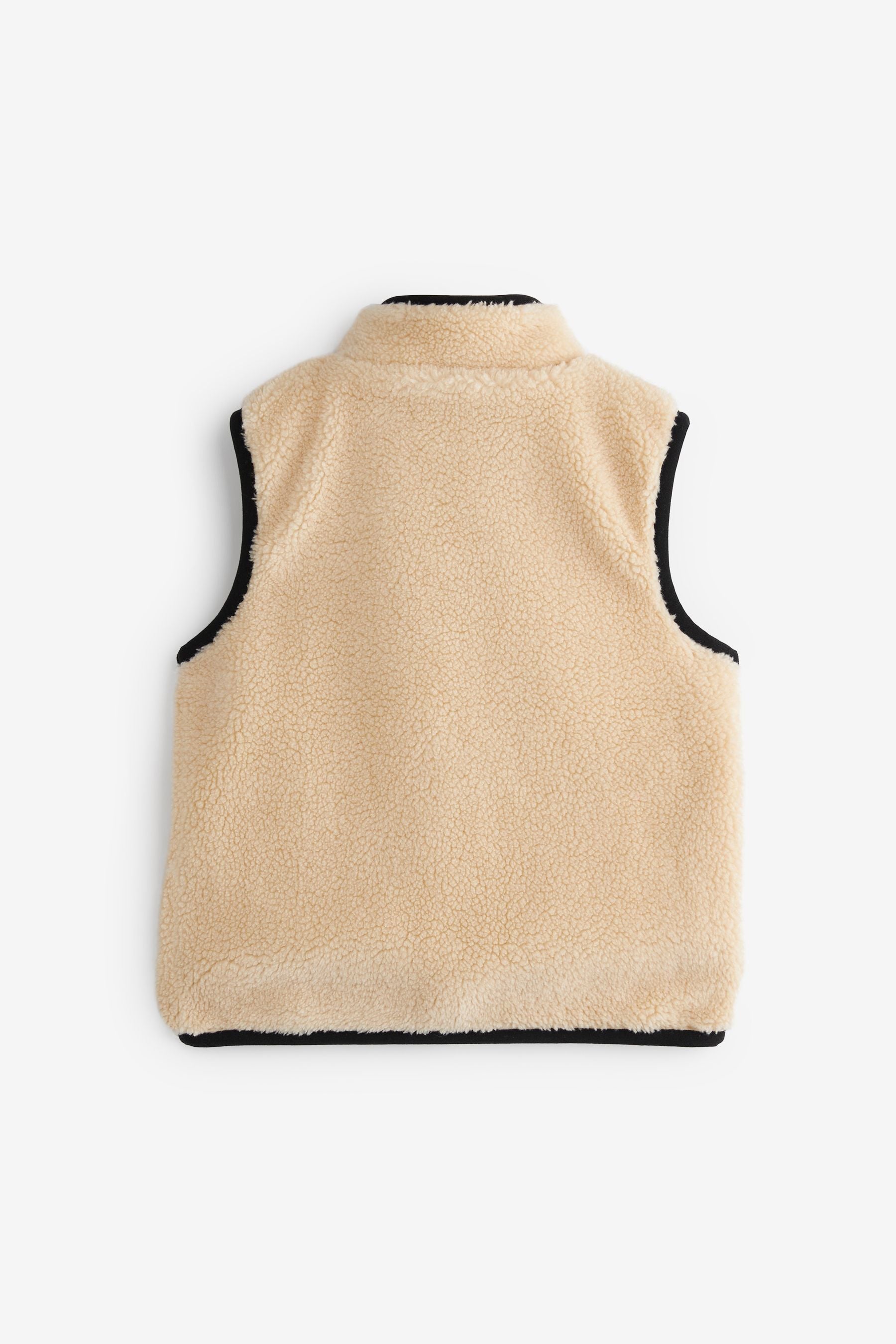 Cream Borg Gilet (3mths-7yrs)