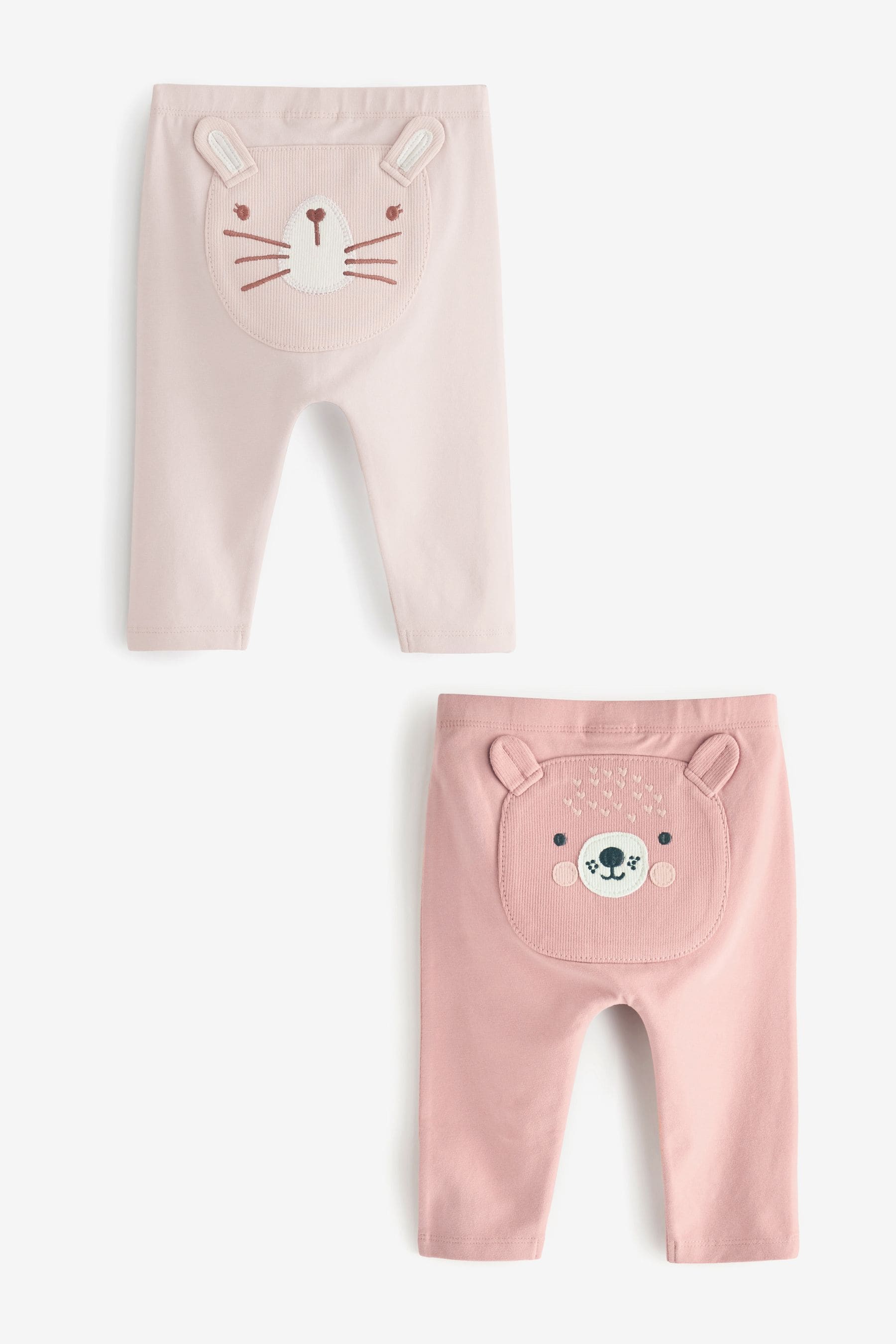 Pink Character 2 Pack Baby Character Leggings