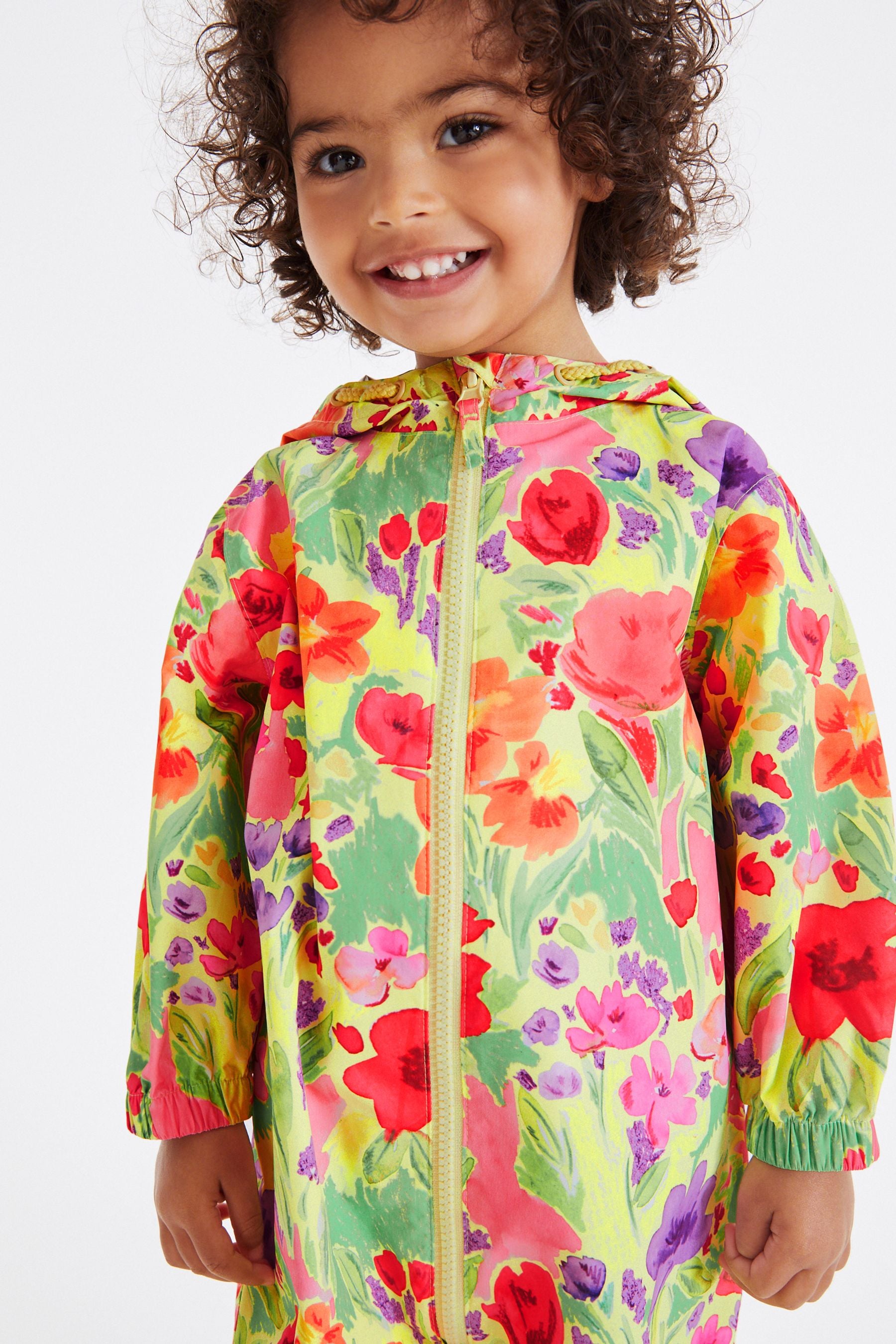 Multi Floral Waterproof Puddlesuit (3mths-7yrs)