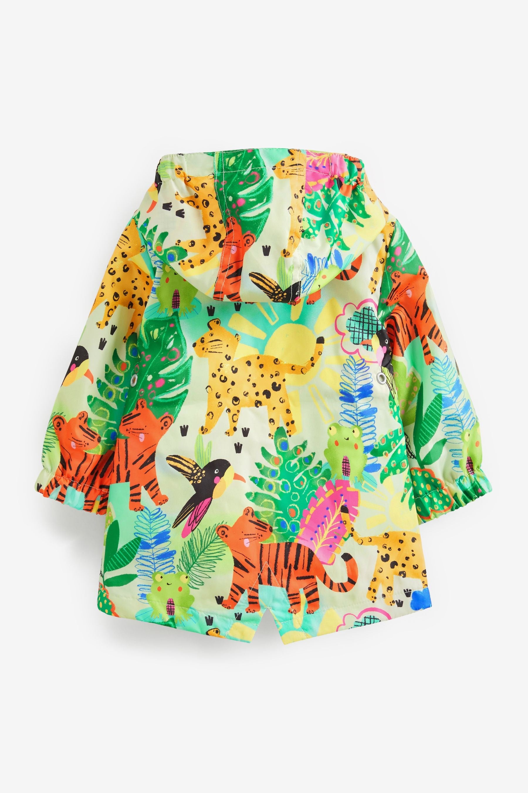 Green Character Shower Resistant Printed Cagoule Jacket (3mths-7yrs)