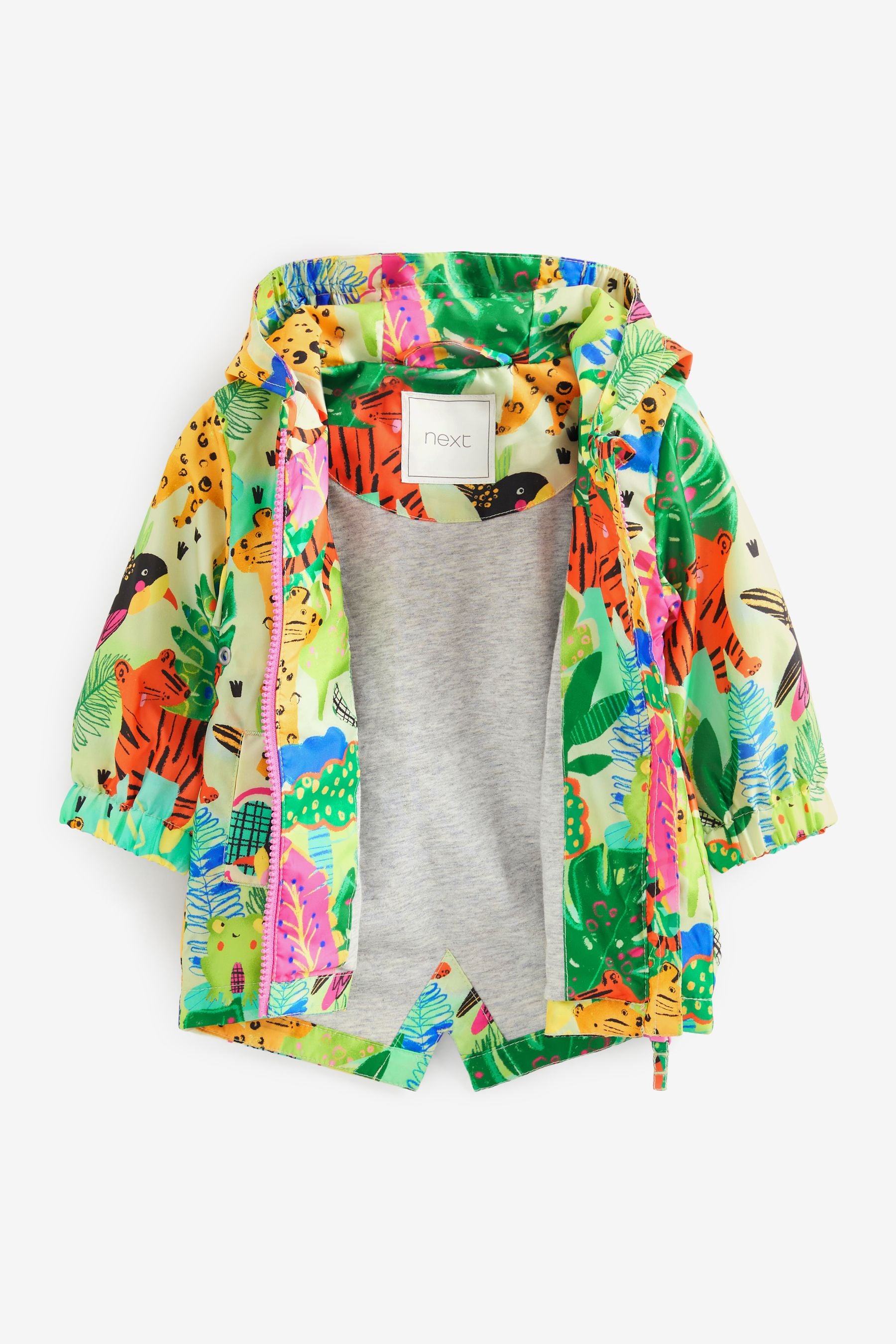 Green Character Shower Resistant Printed Cagoule Jacket (3mths-7yrs)