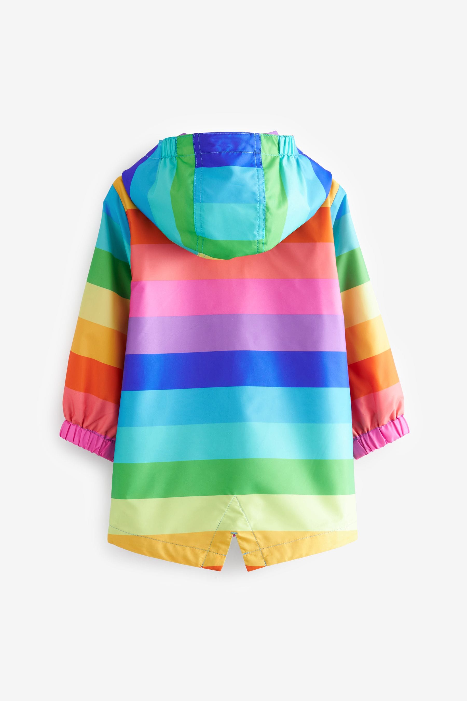 Multi Rainbow Shower Resistant Printed Cagoule Jacket (3mths-7yrs)