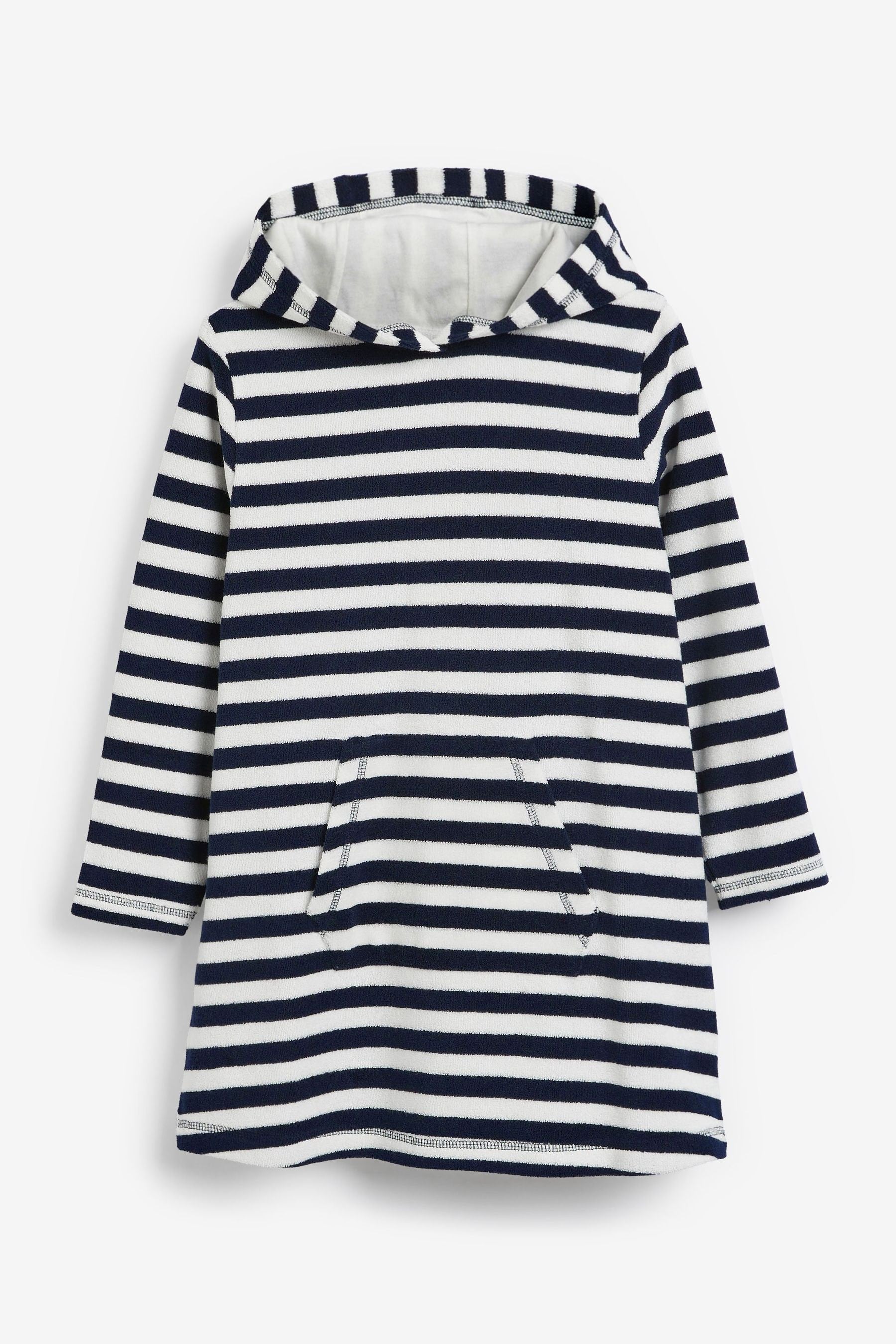 Navy/White Towelling Dress